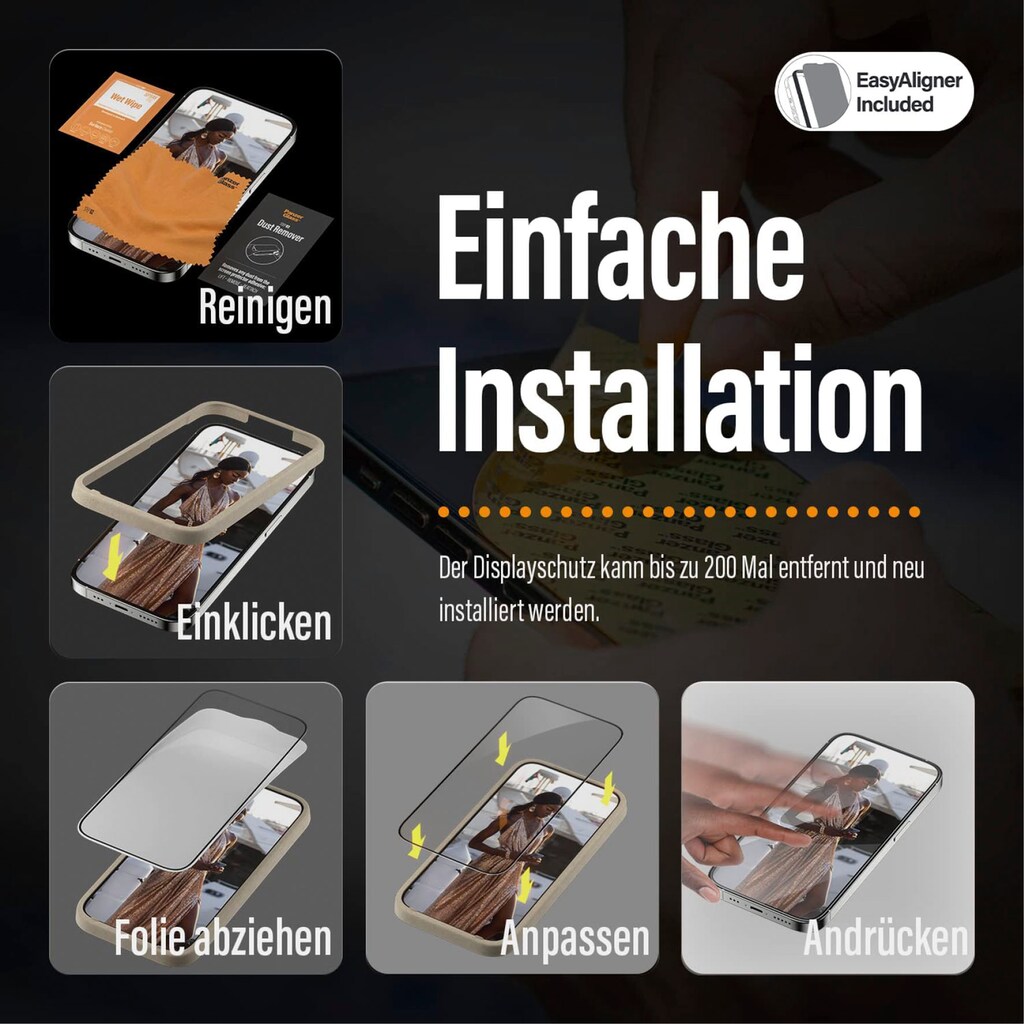 PanzerGlass Displayschutzglas »iPhone 14 Pro Privacy AB«