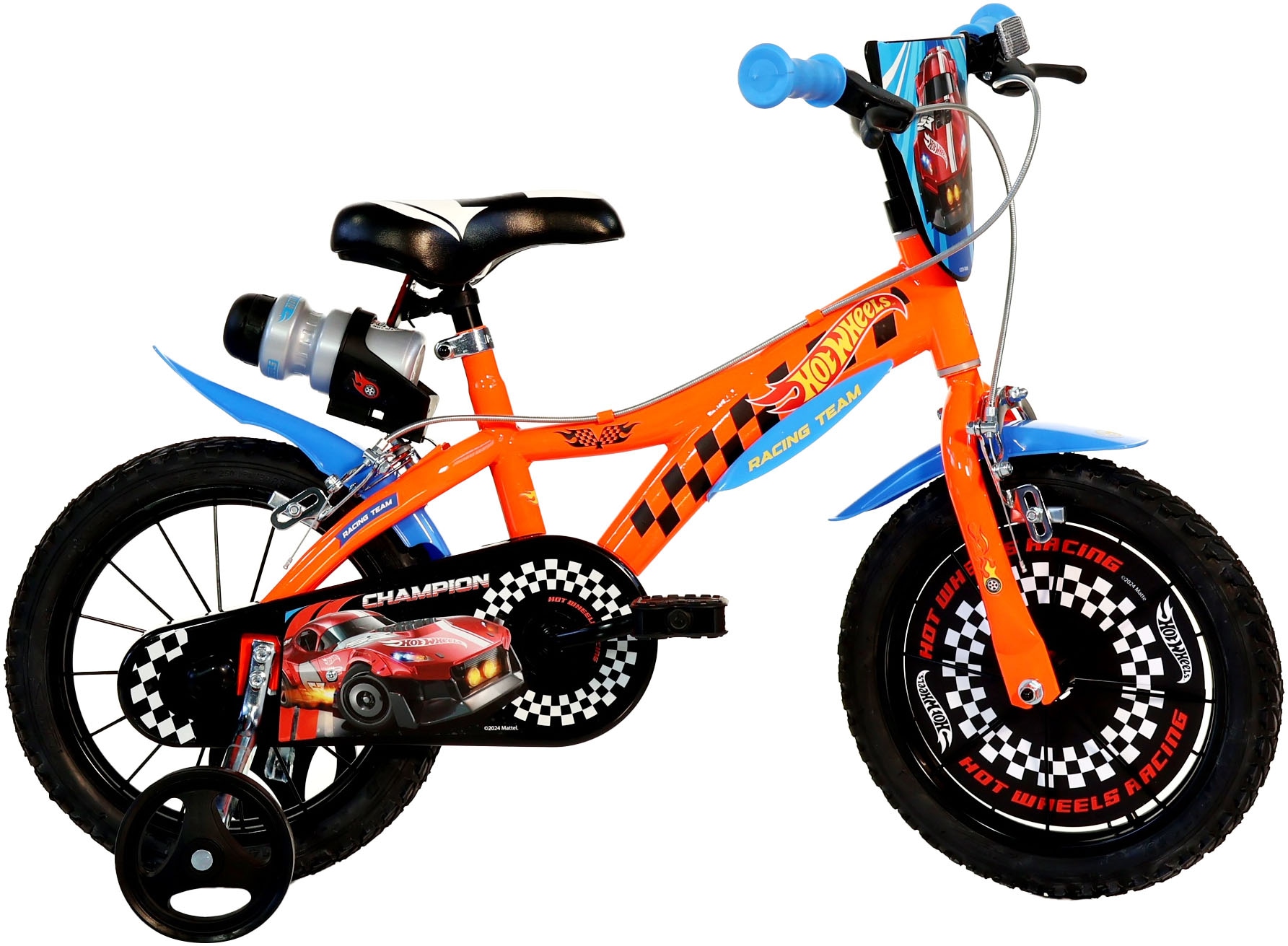 Dino Bikes Kinderfahrrad "Hot Wheels 14" Kinderfahrrad 3-6 Jahre" 1 Gang ohne Schaltung