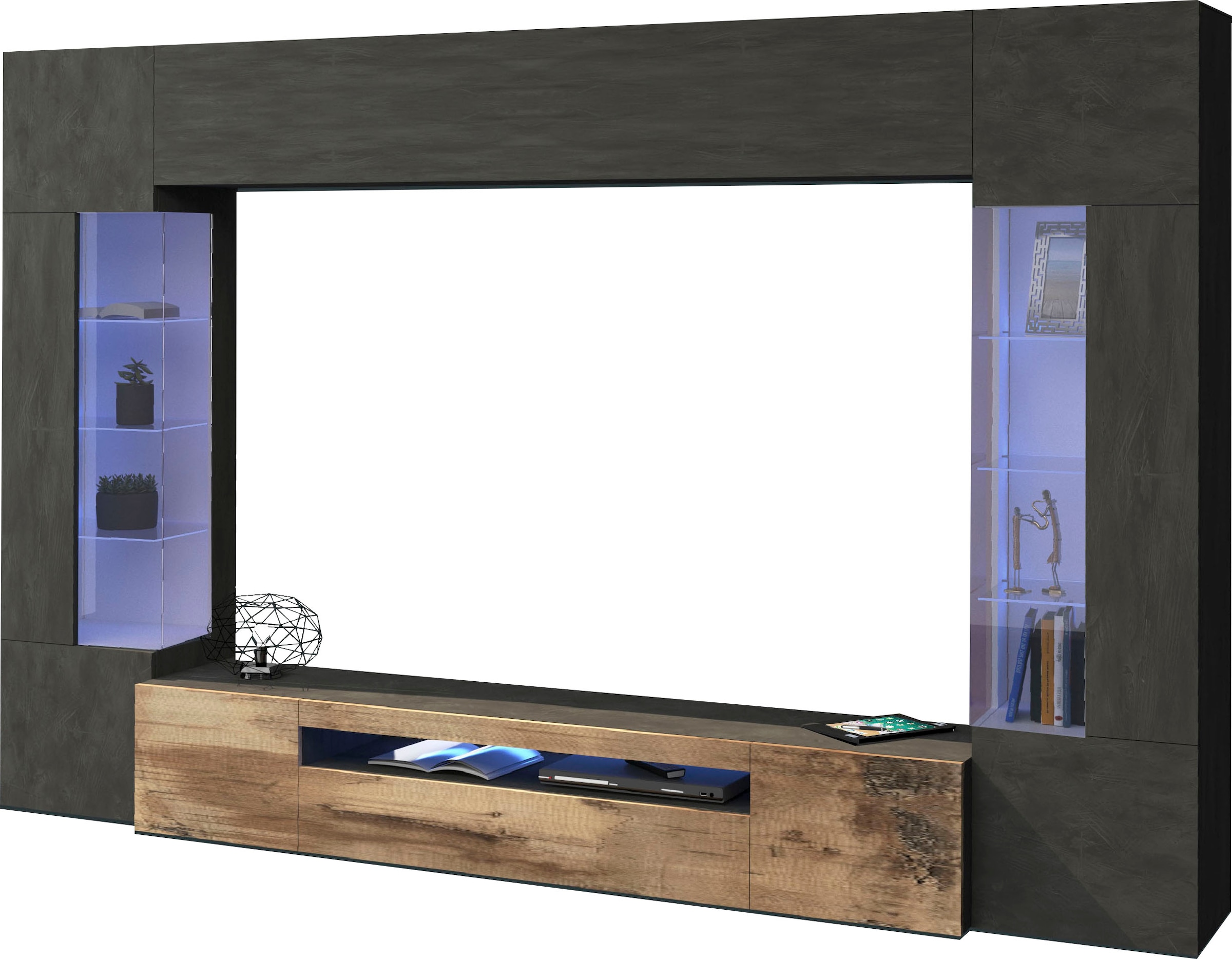 OTTO home Wohnwand "New Egypt" Breite 290cm, 4 Stk. tlg.