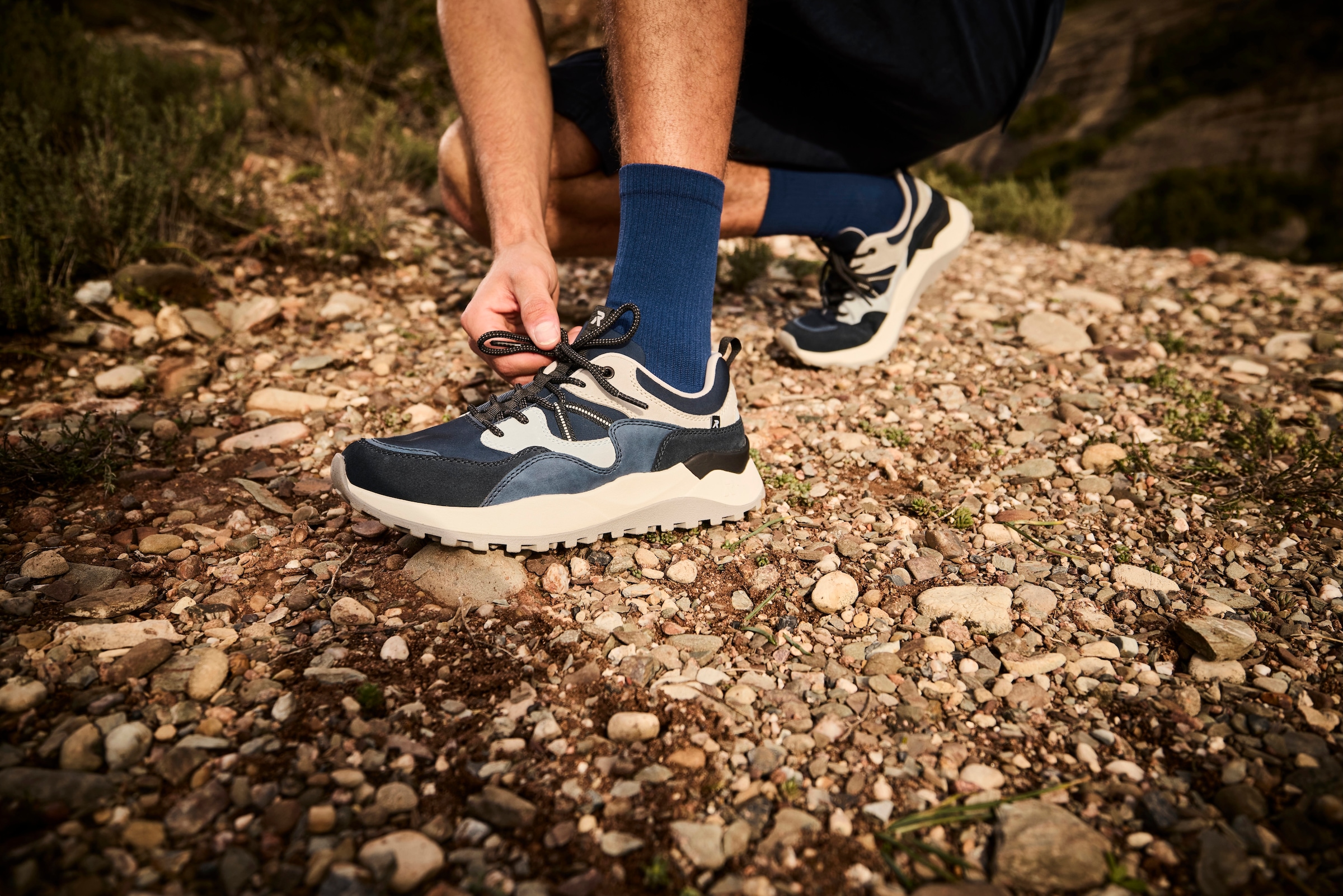 RIEKER Sport Slip-On Sneaker »Castello«, Halbschuh, Freizeitschuh, Slip in mit herausnehmbarer Soft-Einlage