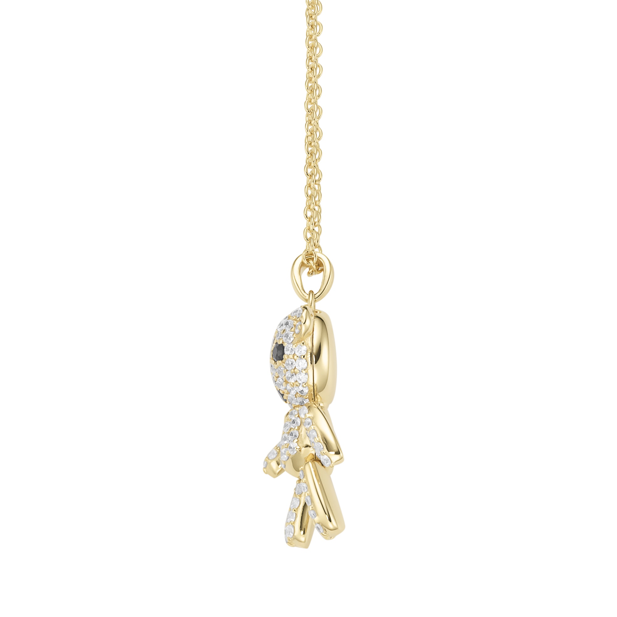 GIORGIO MARTELLO MILANO Kette mit Anhänger »Anhänger Bär mit Zirkonia, Silber 925«