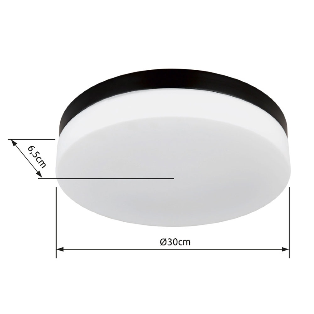GLOBO LIGHTING Außen-Deckenleuchte »VRANOS«, Leuchtmittel E27 | ohne Leuchtmittel, Außen-Deckenlampe/Terrasse/Glas opal/IP44