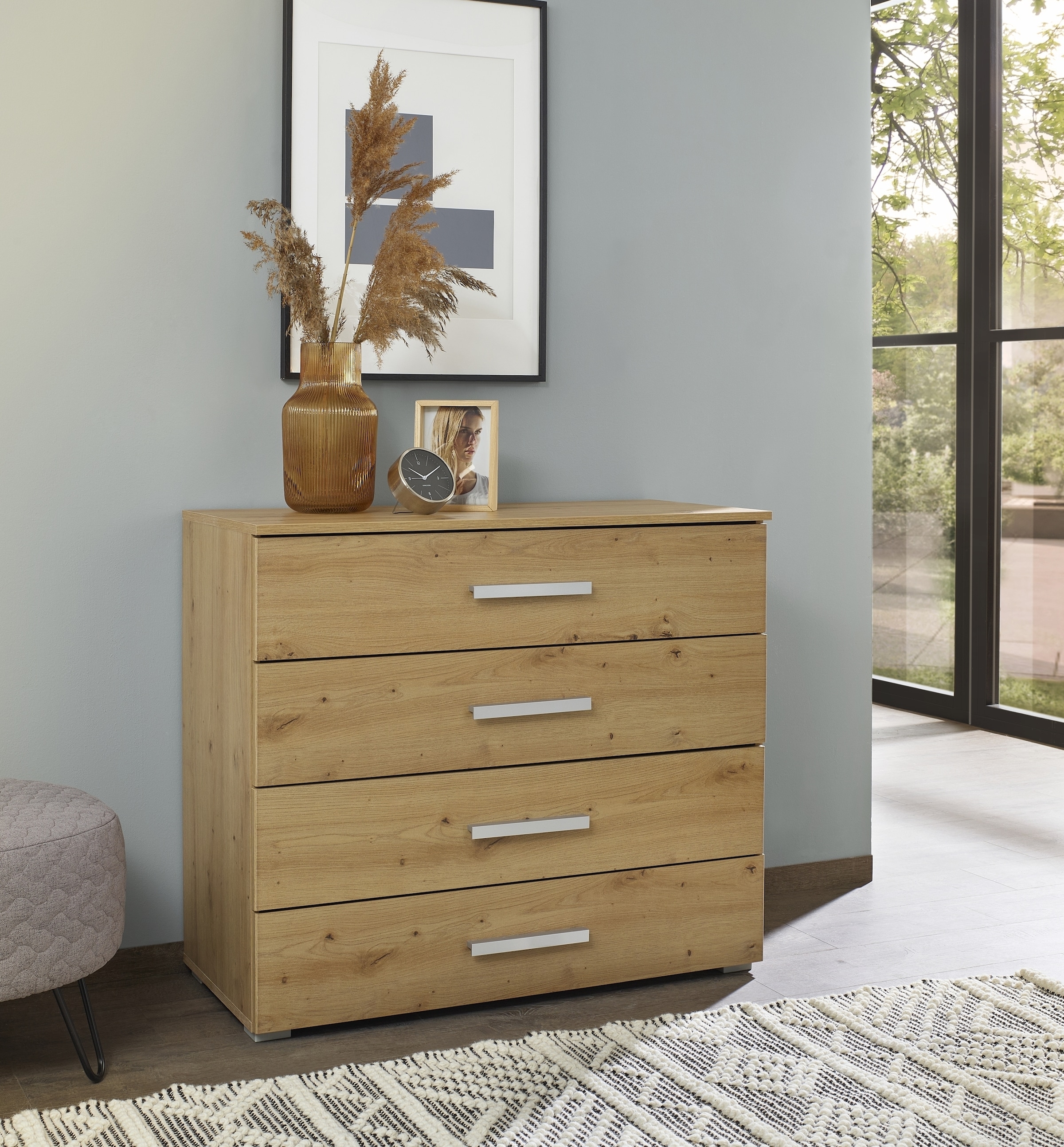 rauch Schubkastenkommode »Sideboard Kommode Schubkastenkommode KOLUNA«, Breite 93 cm mit 4 großen Schubladen für viel Stauraum MADE IN GERMANY
