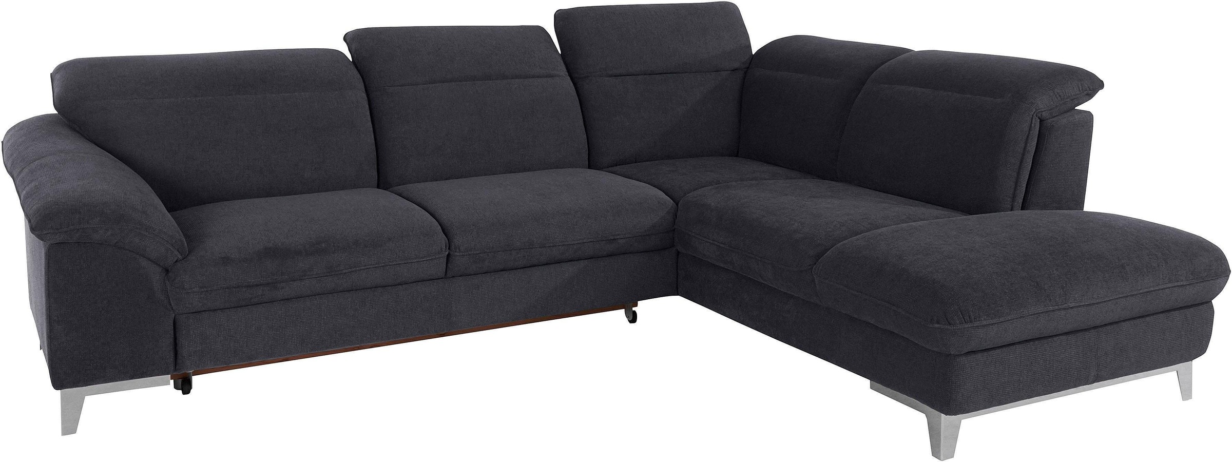 COTTA Polstergarnitur Teresa, (Set), Set: bestehend aus Ecksofa und Hocker, günstig online kaufen