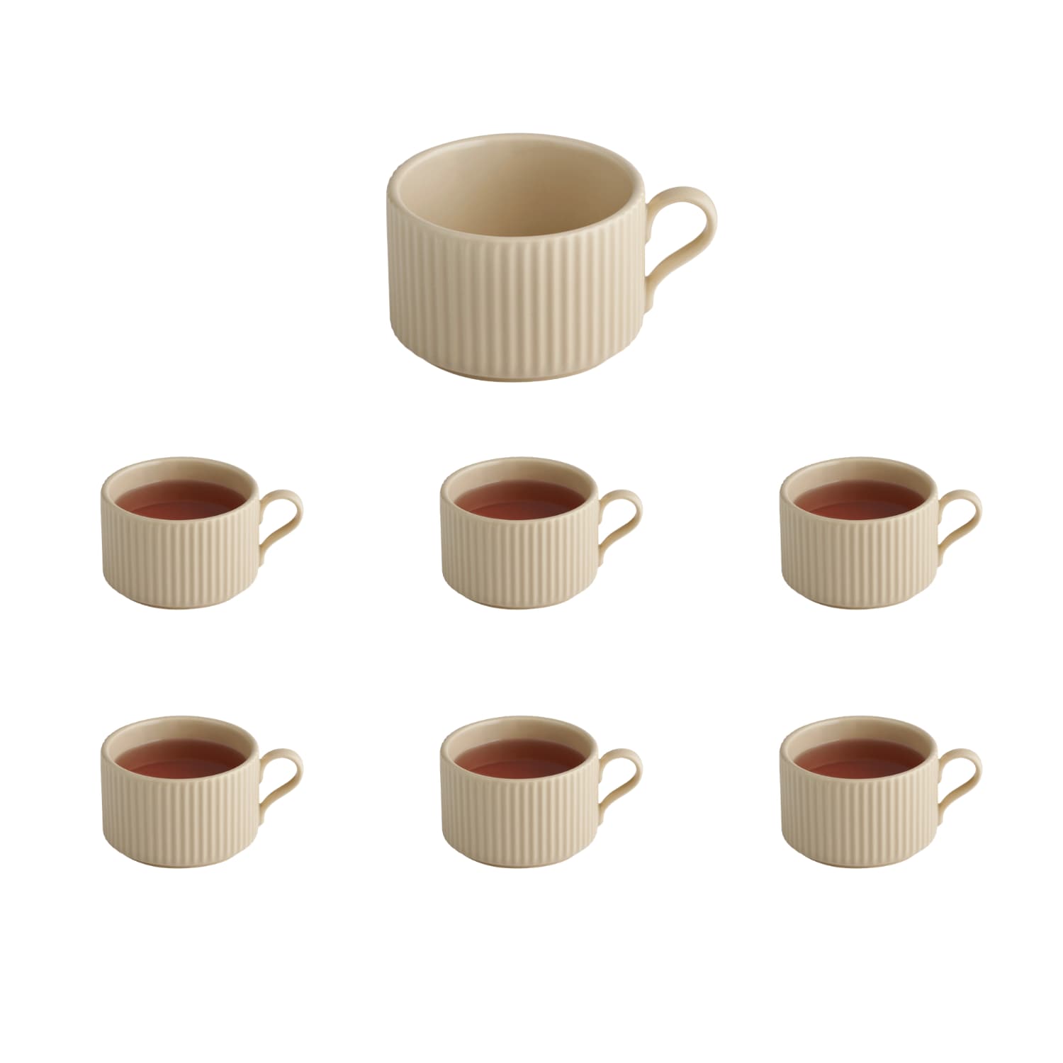 APS Cappuccinotasse "THE GRID" Ø 9 cm, H: 6 cm, 200 ml, Porzellan