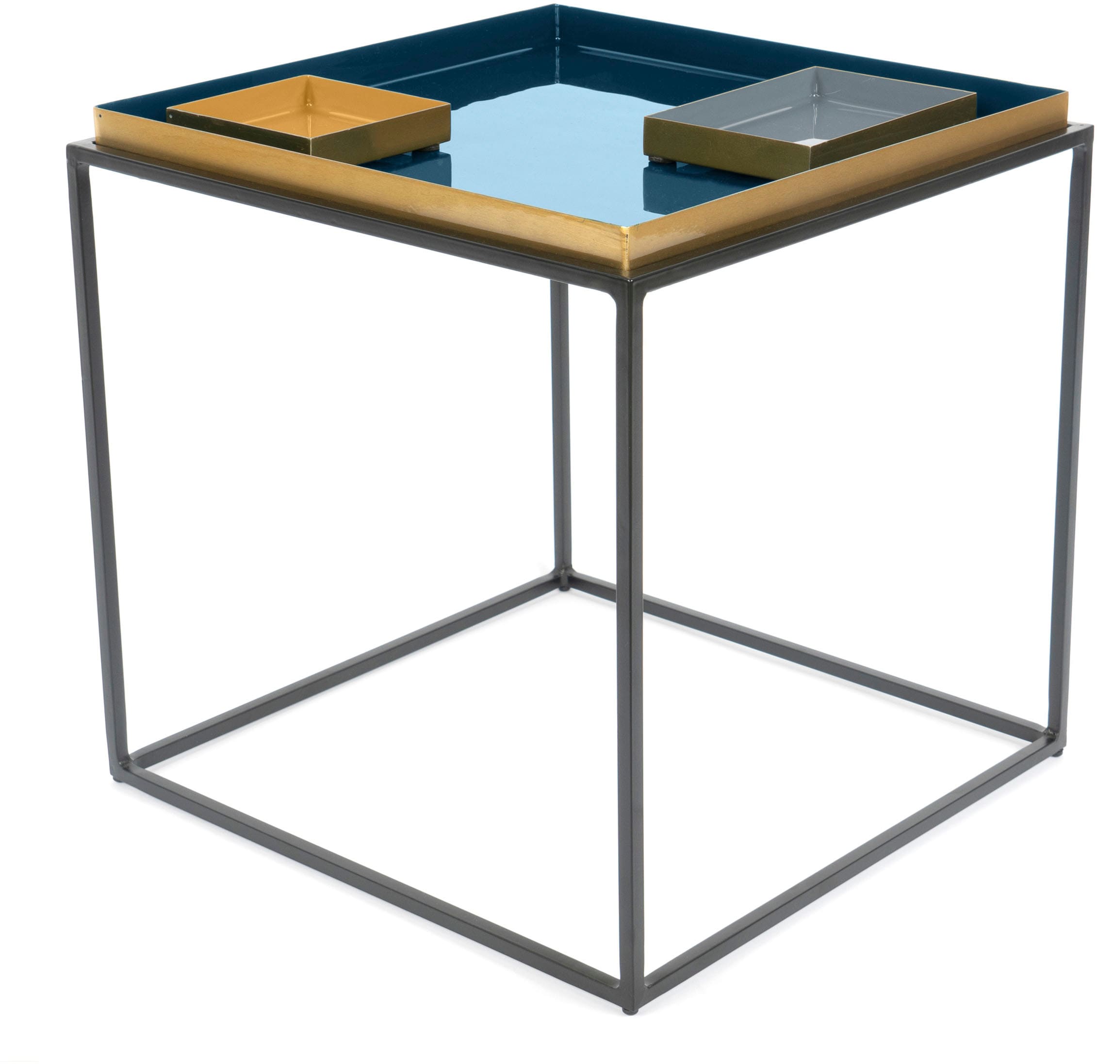 Kayoom Beistelltisch "Famosa, Metall-Beistelltisch in quadratischer Form", günstig online kaufen