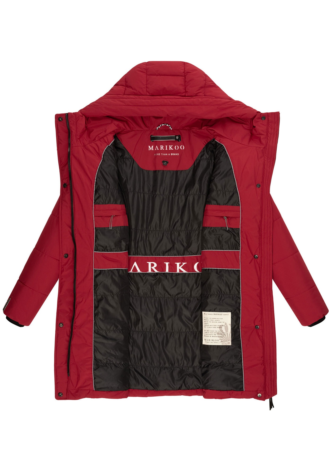 Marikoo Winterjacke »Karumikoo XVI«, mit großer Kapuze
