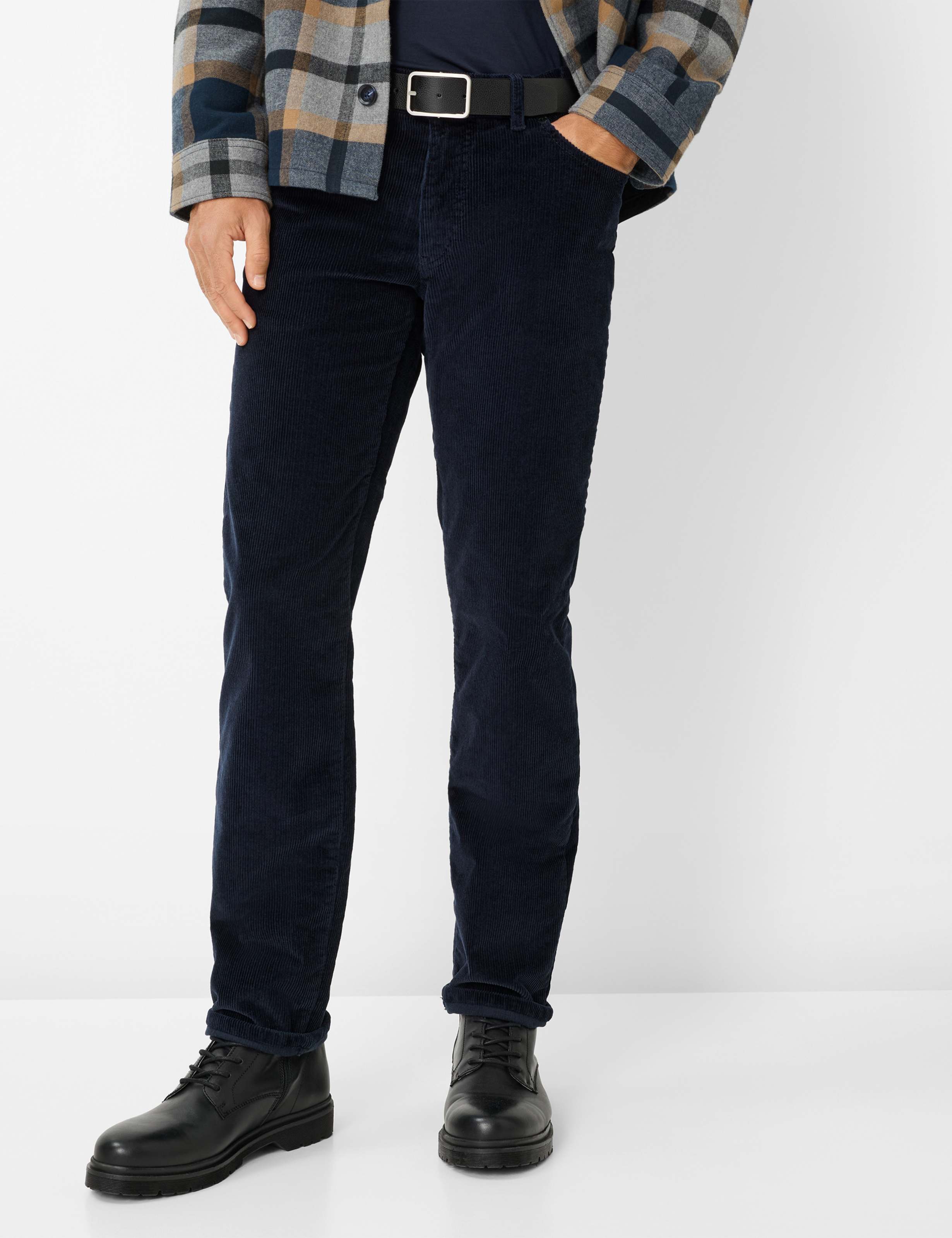 BRAX Herren 5-Pocket-Hose "Style CADIZ", blau, Gr. 42, Web, 98% Baumwolle, 2% Elasthan, Hosen