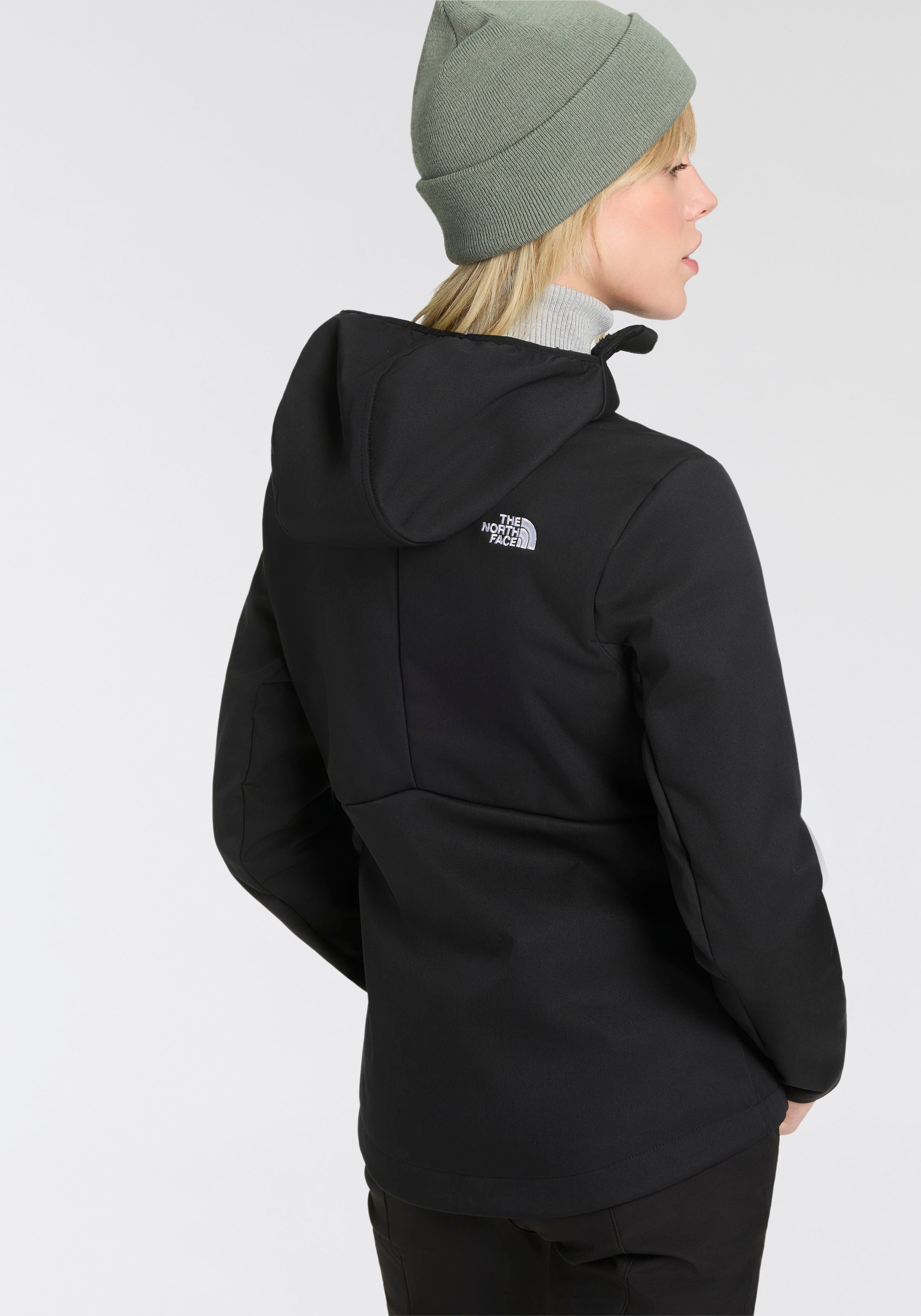 The North Face Funktionsjacke »W QUEST HIGHLOFT SOFT SHELL JACKET - EU«, (1 St.), Softshell, isolierend, wetterfest – Übergangsjacke
