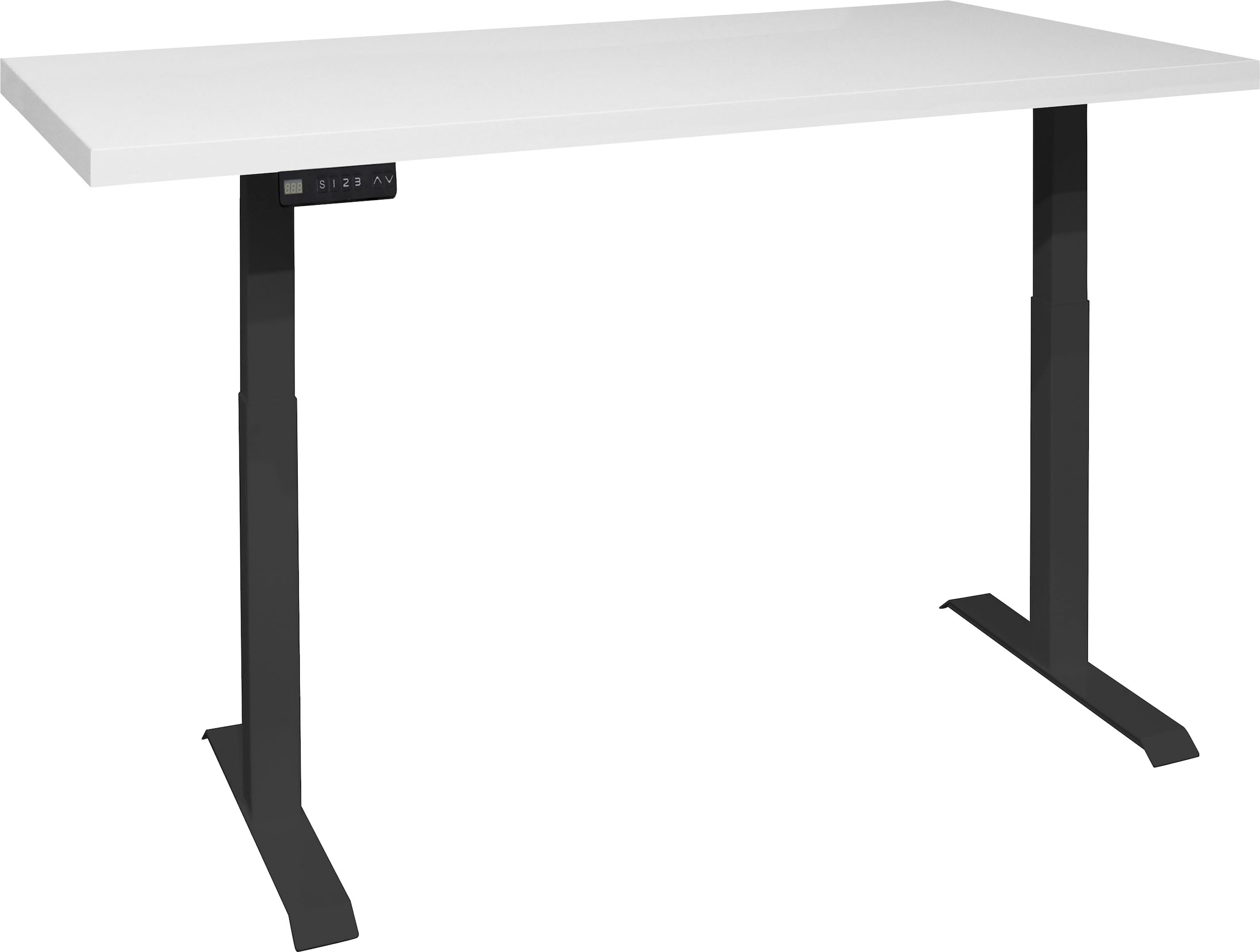 Mäusbacher Schreibtisch "Big System Office", Breite 140 cm, elektrisch höhenverstellbar