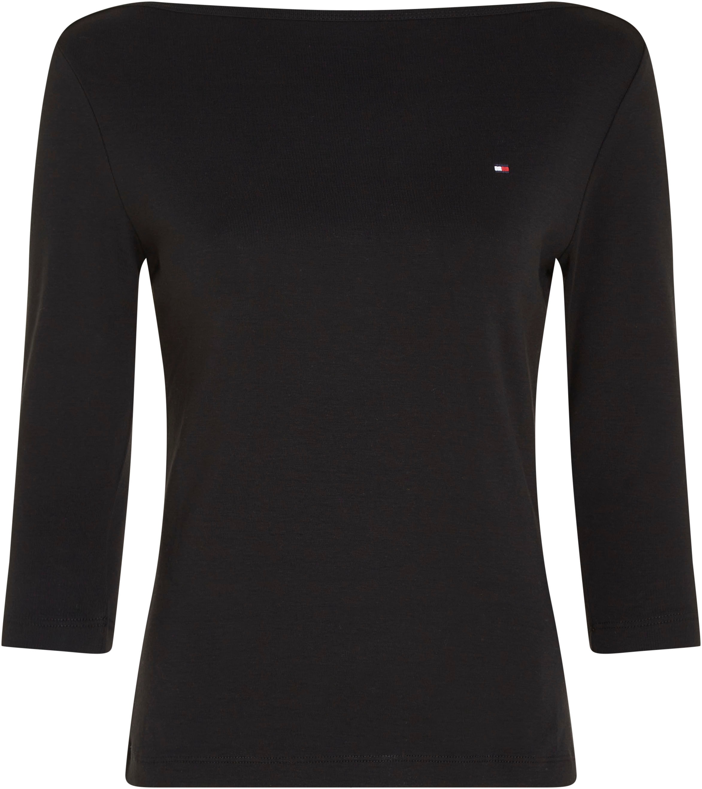 Tommy Hilfiger 3/4-Arm-Shirt »NEW CODY SLIM BOAT-NK 3/4SLV«, mit Logostickerei
