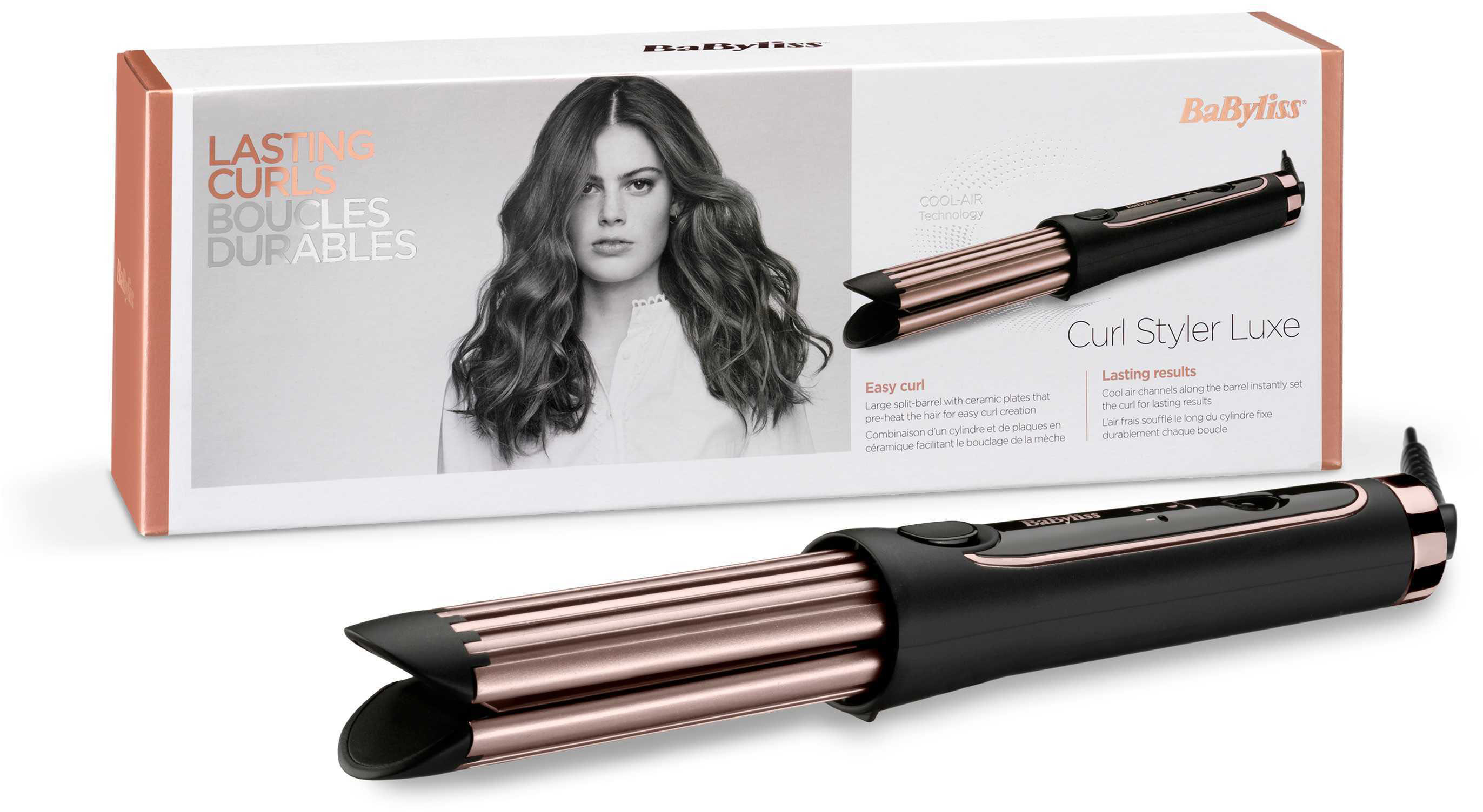 Lockenstab »C112E Curl Styler Luxe«, Keramik-Beschichtung, mit Heiß-Kalt Technologie