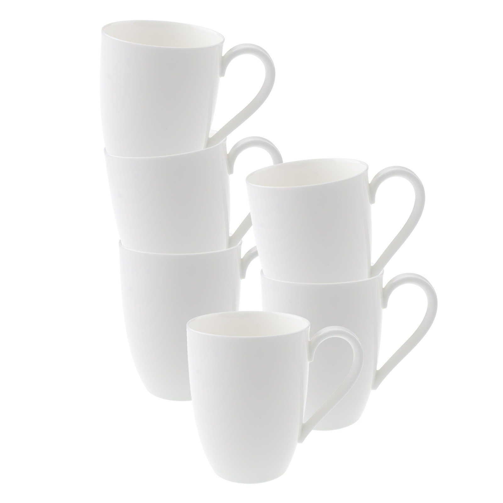 Villeroy & Boch Becher "Henkelbecher Anmut 300 ml 6er Set weiß" günstig online kaufen