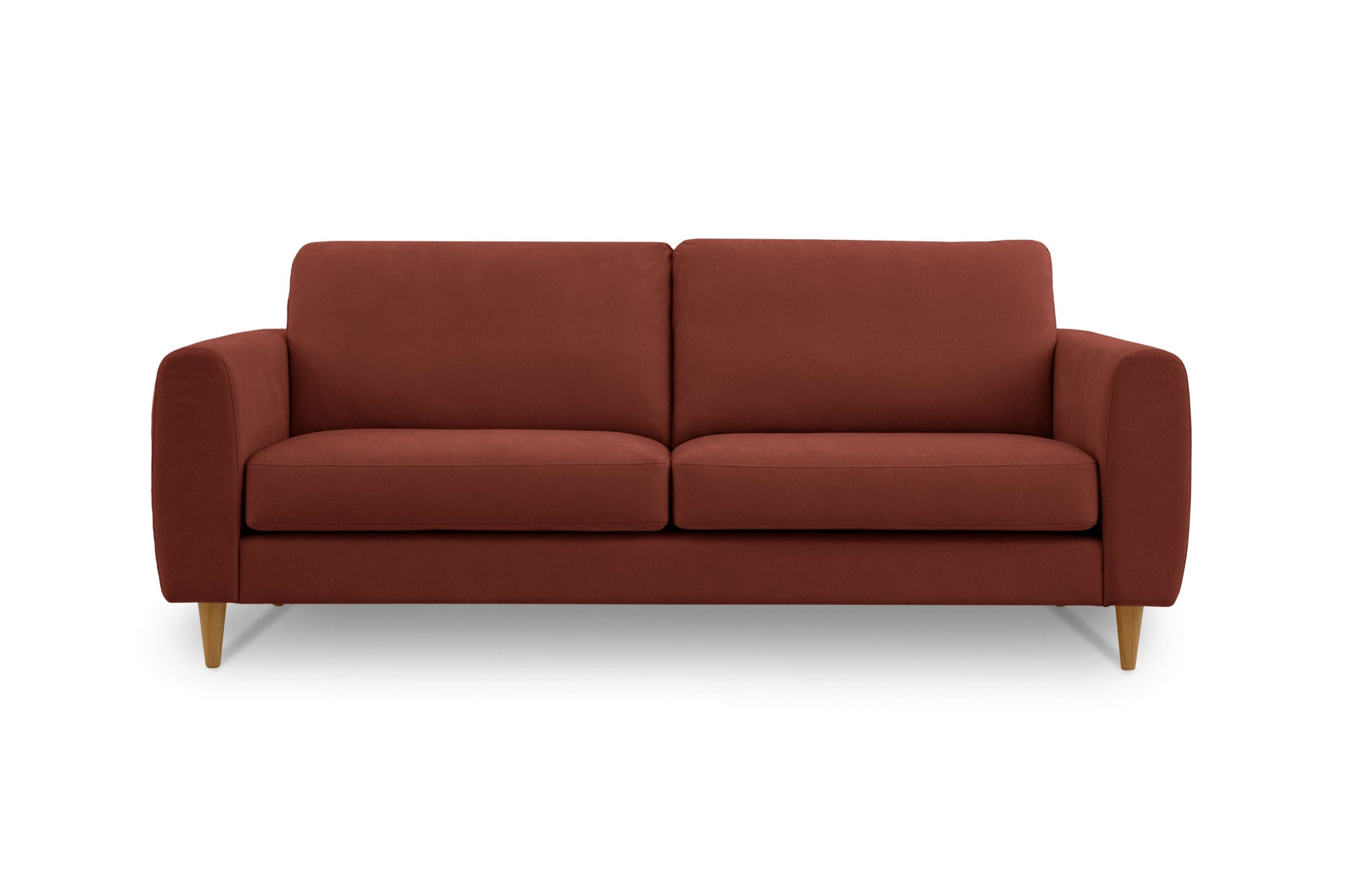 OTTO home 3-Sitzer »Finnian« 212 cm, Chenille-Bezug, Massivholzfüße mit eleganter Linienführung