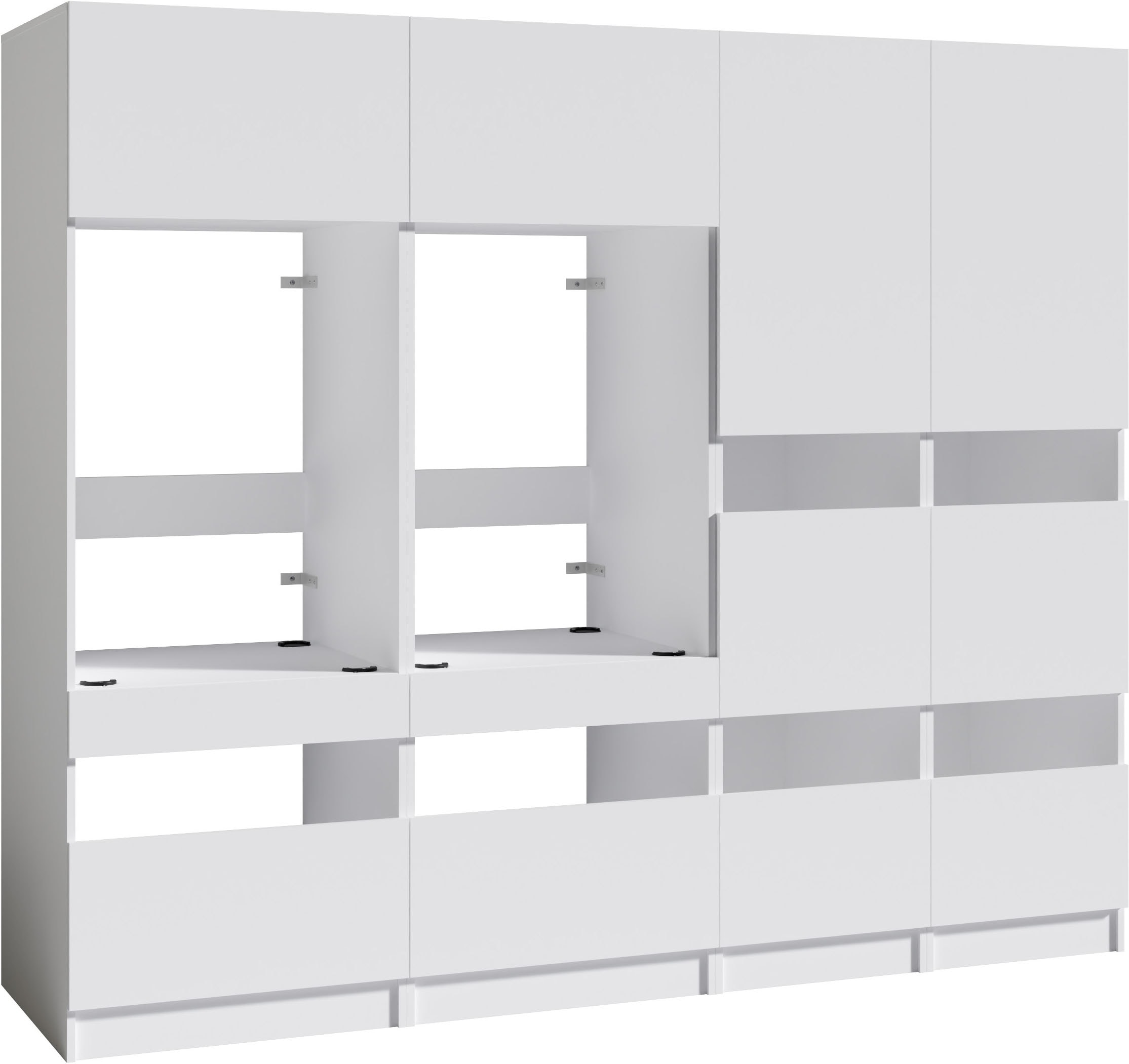 BASIC by Balculina Mehrzweckschrank-Set »Washhome B/T/H 236x68x200 cm« 4 Stk. tlg.