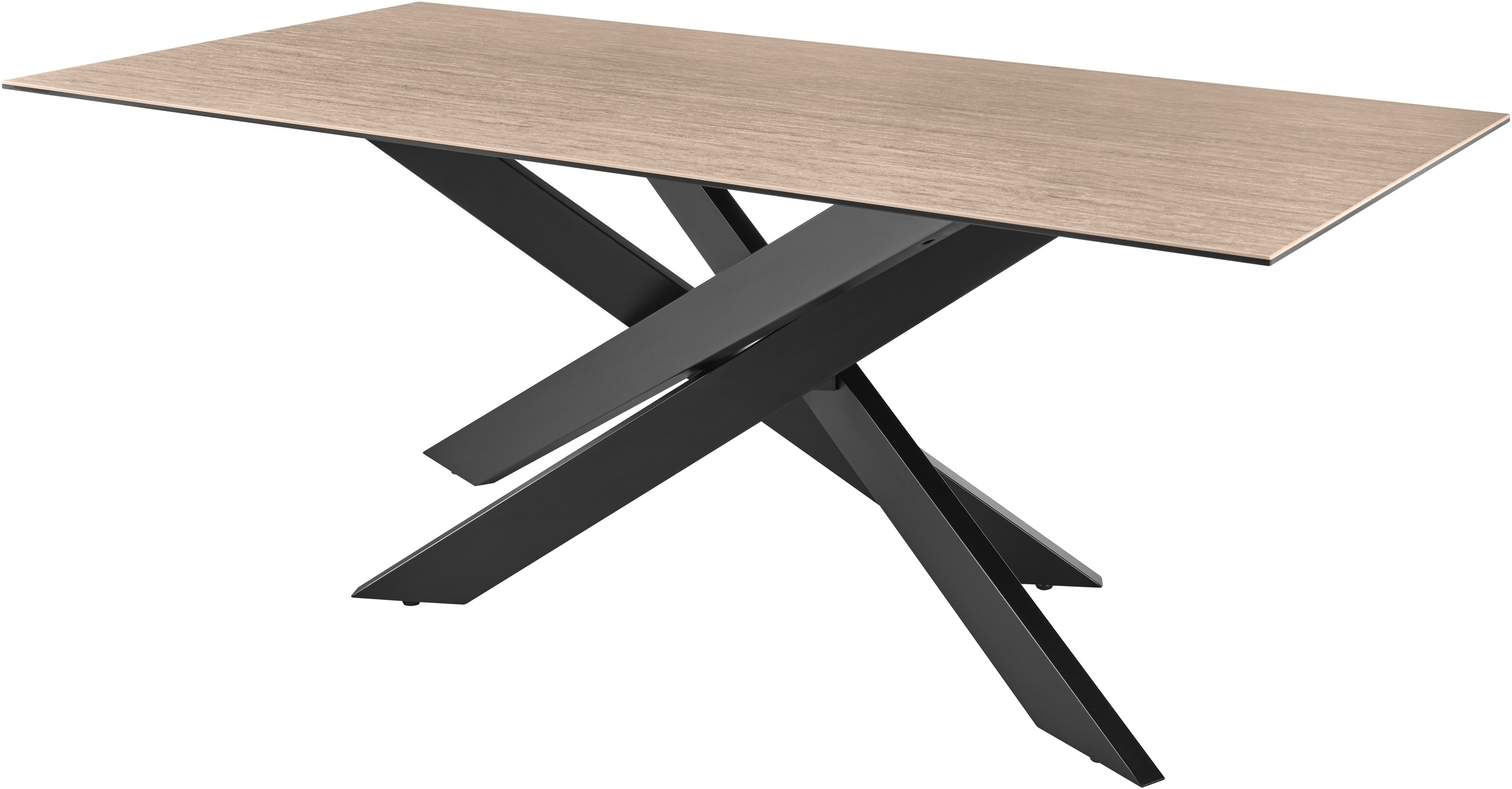 set one by Musterring Esstisch "Baltimore" Platte aus Glas-Keramik, Kreuzfu günstig online kaufen