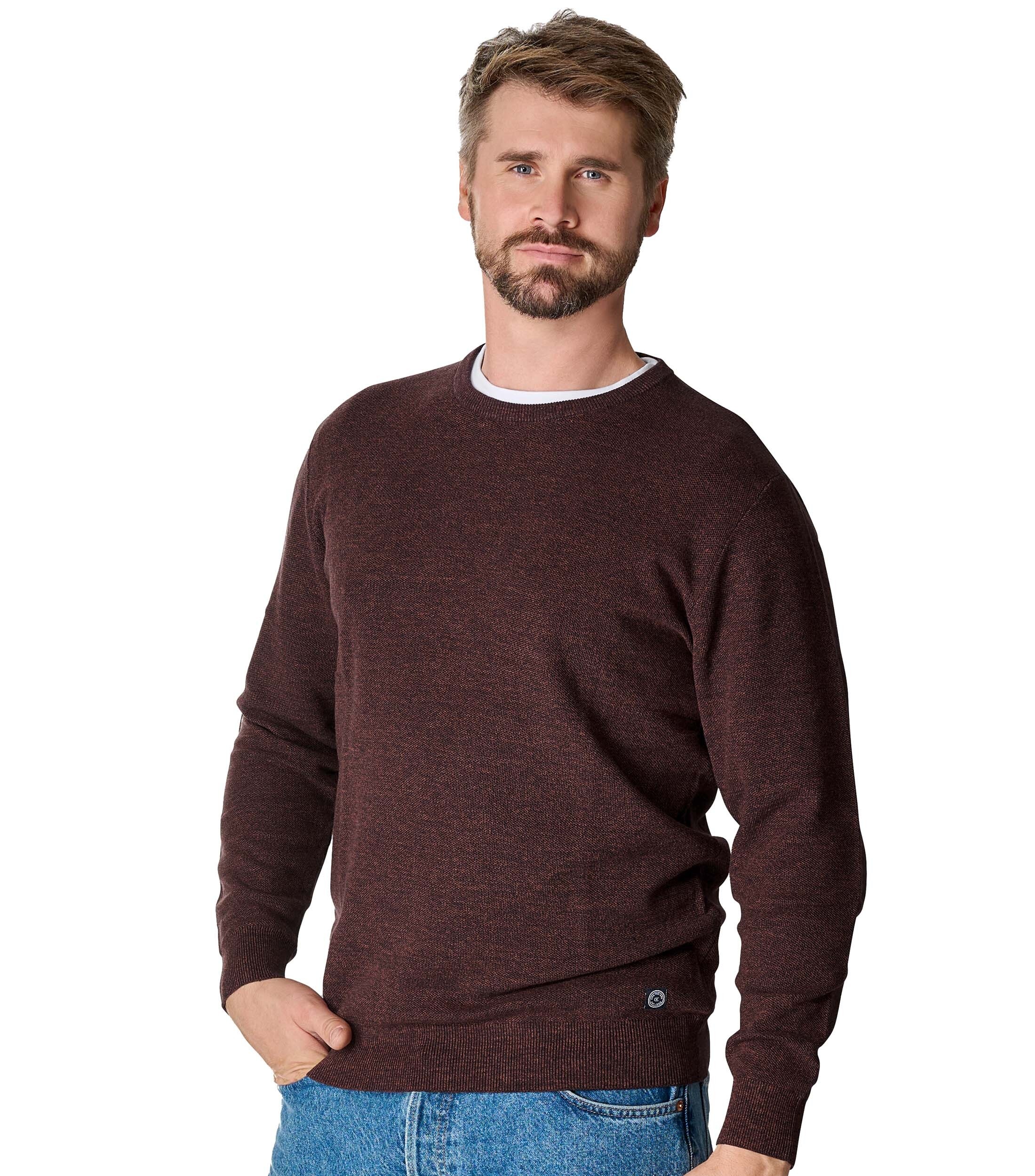CASAMODA Strickpullover "CASAMODA Pullover uni" günstig online kaufen