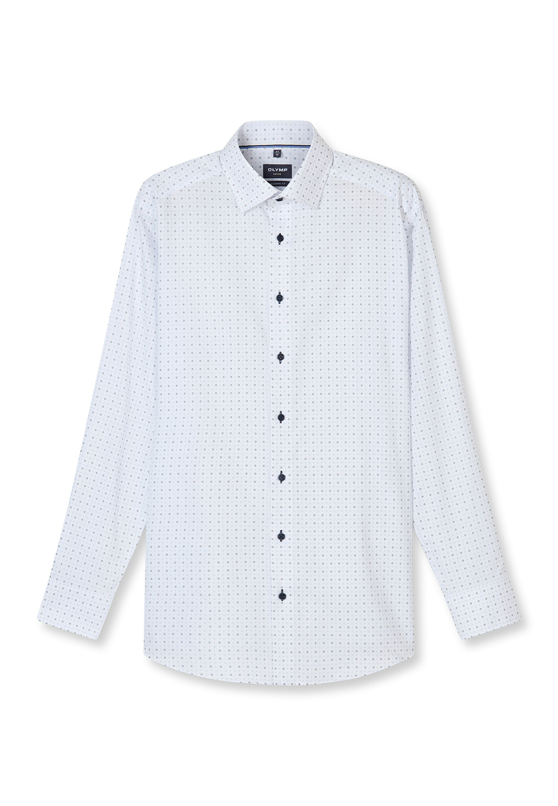 OLYMP Businesshemd "OLYMP Luxor, Modern Fit, Under-Button-down mit extra langem Arm"
