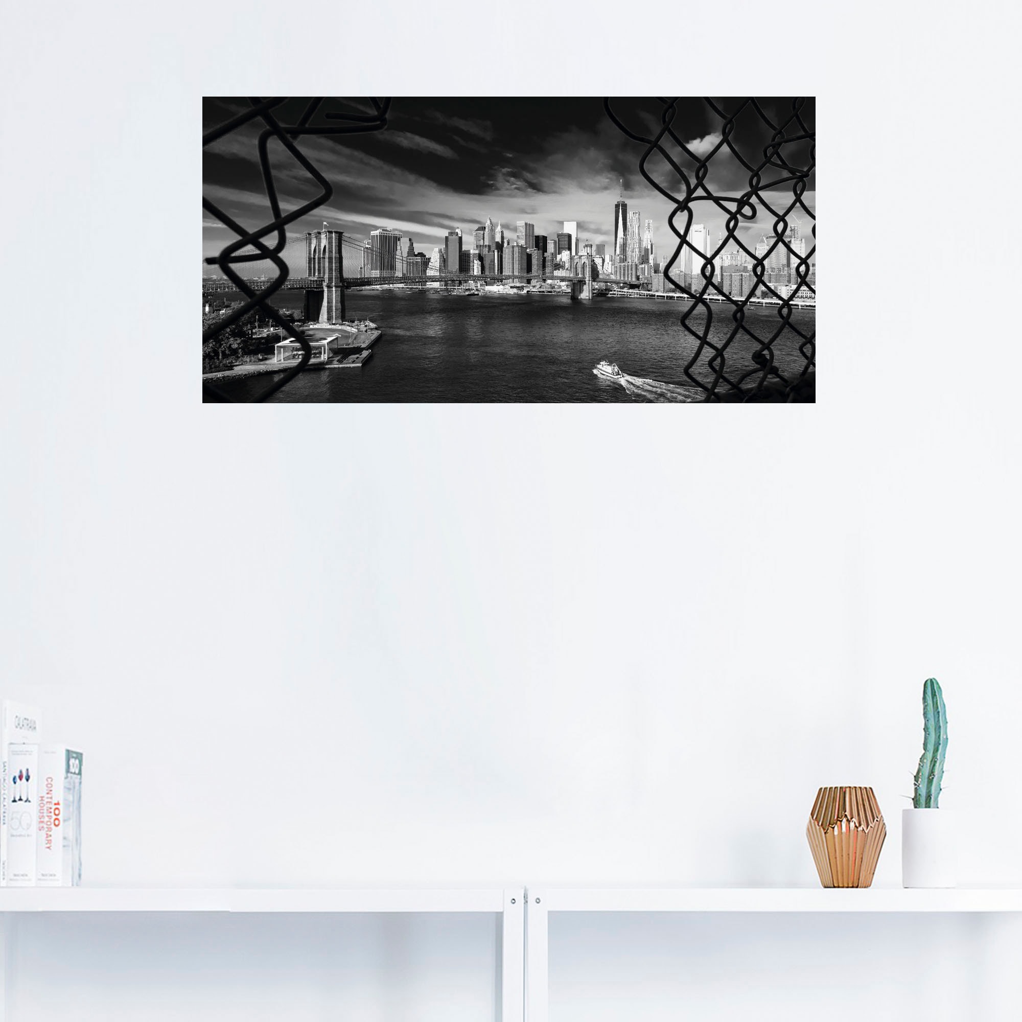 Artland Wandbild »Brooklyn Bridge New York I«, Amerika, (1 St.), als Wandaufkleber in verschied. Größen