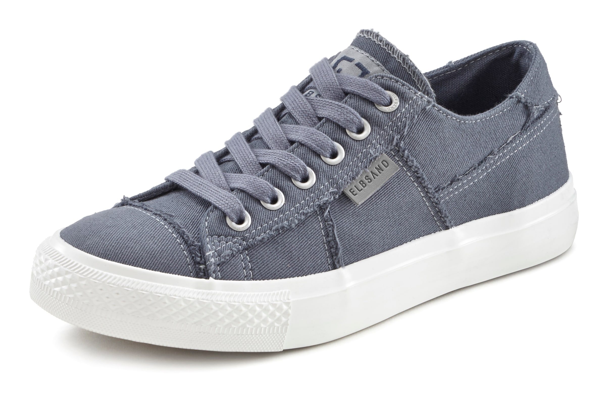 Elbsand Sneaker, Schnürhalbschuh, Freizeitschuh aus Textil, Used-Look VEGAN