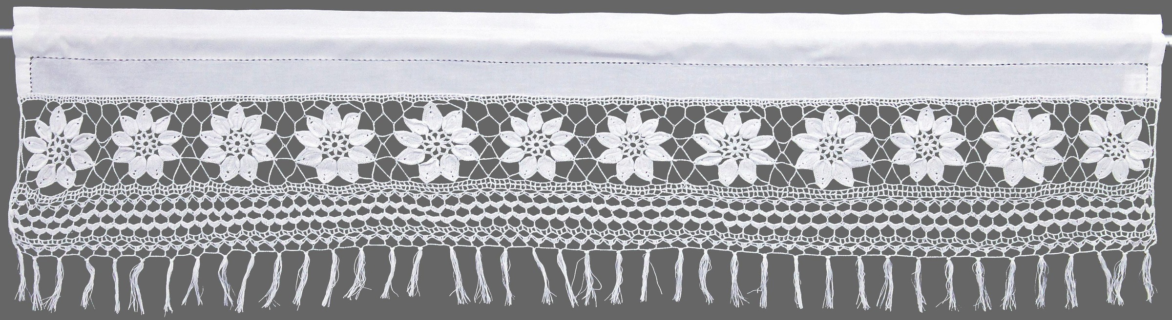 HOSSNER - ART OF HOME DECO Querbehang "Zugspitze" Stangendurchzug 1 Stk. tl günstig online kaufen