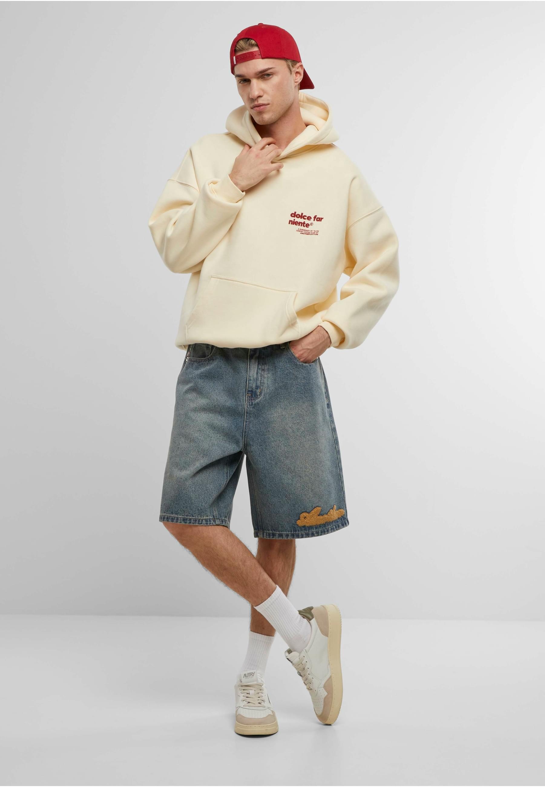 Another Cotton Lab Kapuzensweatshirt »Another Cotton Lab Leisure Club Oversized Hoodie«, (1 tlg.)