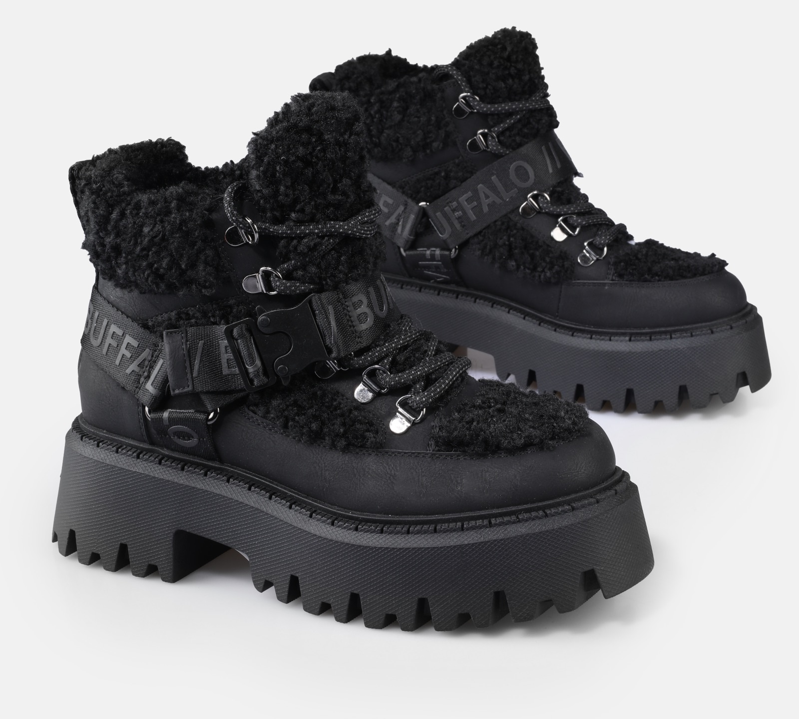 Buffalo Plateaustiefelette "Aspen Com Mid Warm" Winterboots, Schnürboots, S günstig online kaufen