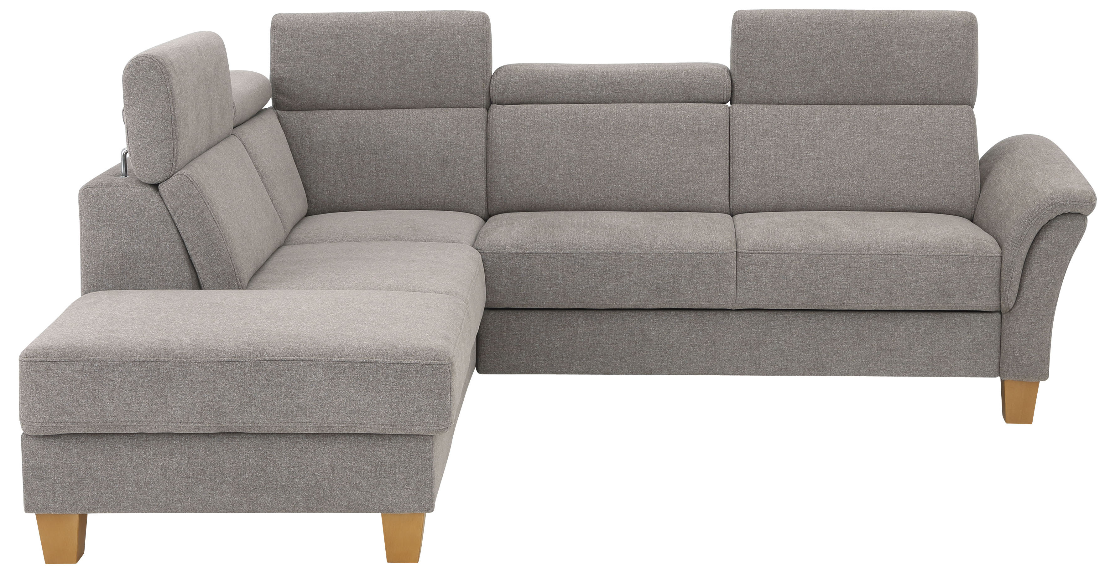 OTTO home Ecksofa "Conville L-Form" Federkern, wahlweise mit Schlaffunktion und Bettkasten bzw. Stauraum
