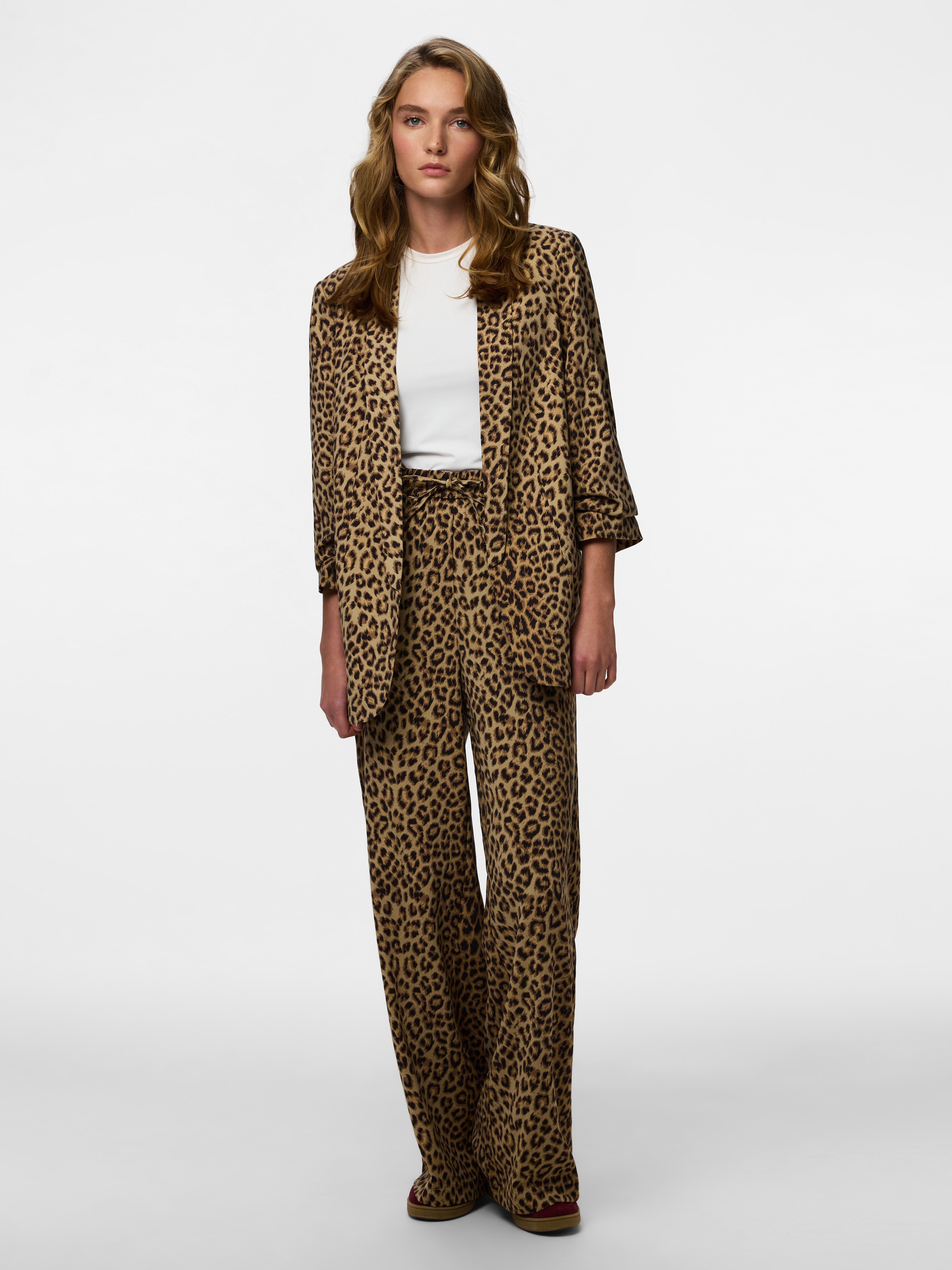 pieces Blusenblazer »PCBOSELLA 3/4 PRINTED BLAZER NOOS« mit 3/4 Ärmel