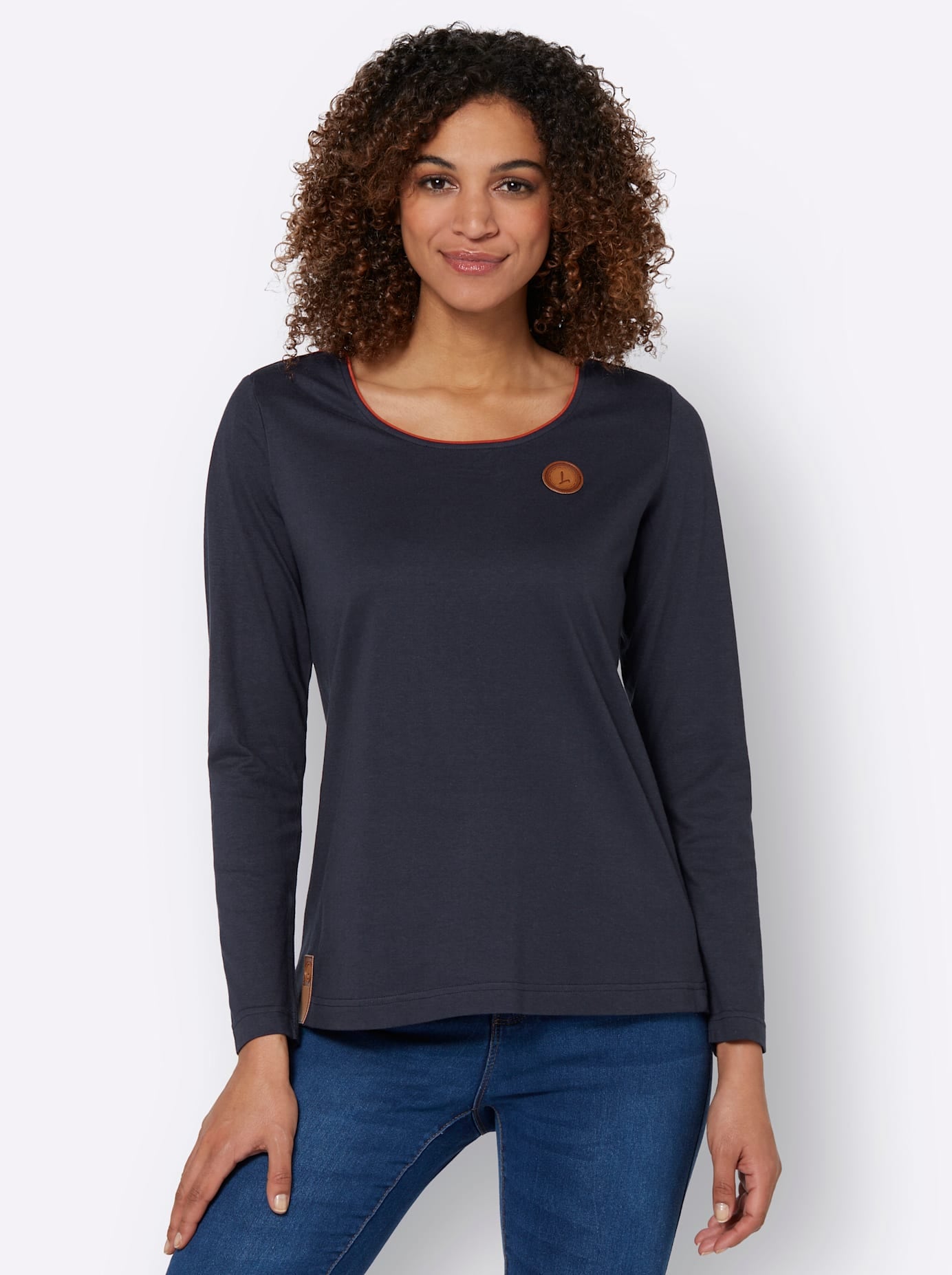 Casual Looks Langarmshirt "Shirt" 1 Stk. tlg. günstig online kaufen
