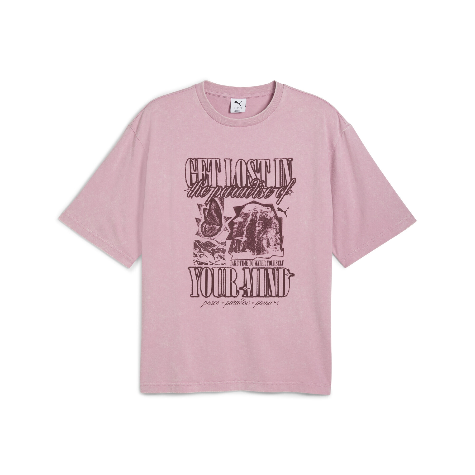 PUMA T-Shirt "Graphic Paradise Mindset Washed Boxy T-Shirt Herren" günstig online kaufen