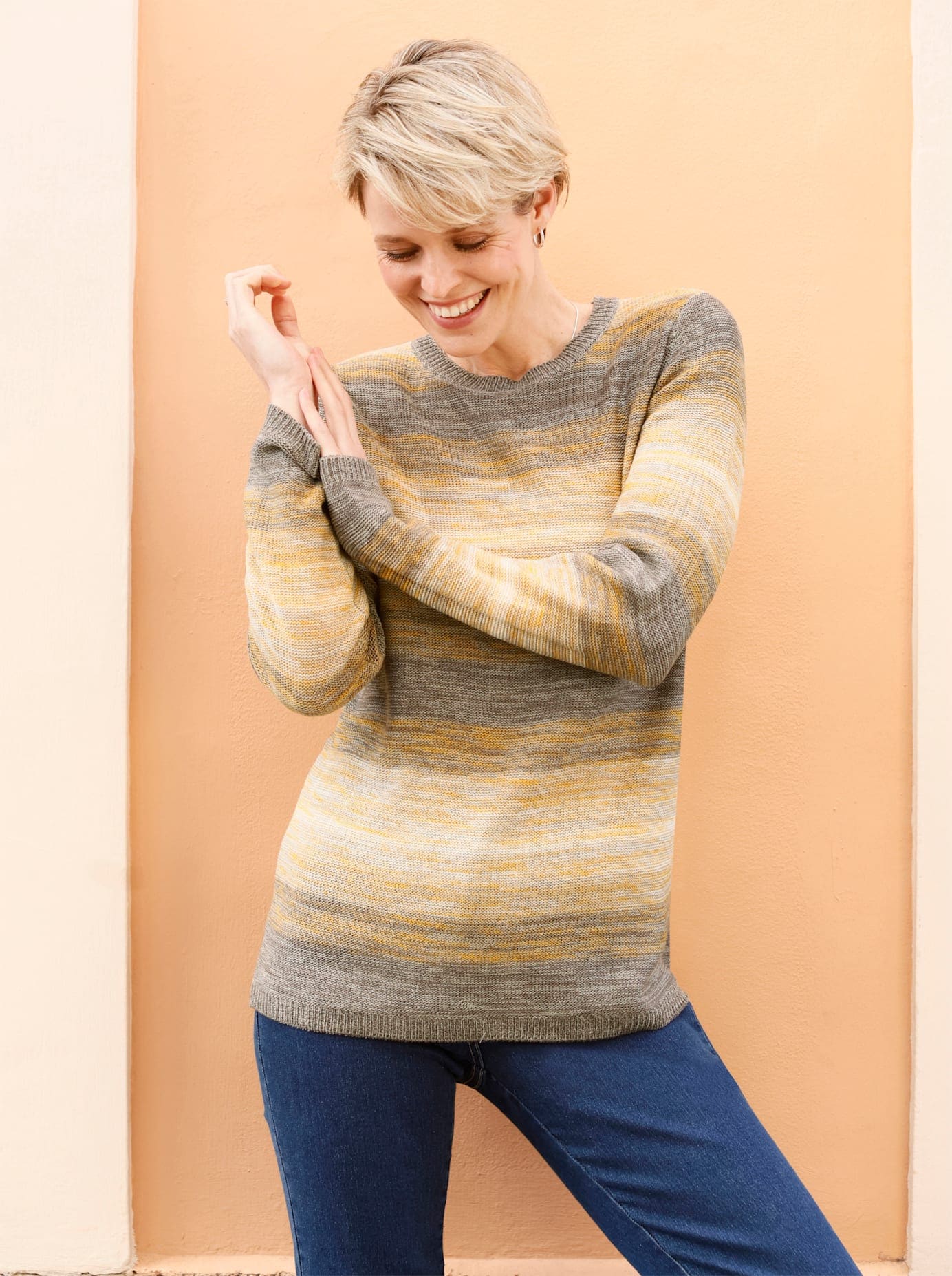 Classic Basics Strickpullover "Rundhals-Pullover" günstig online kaufen