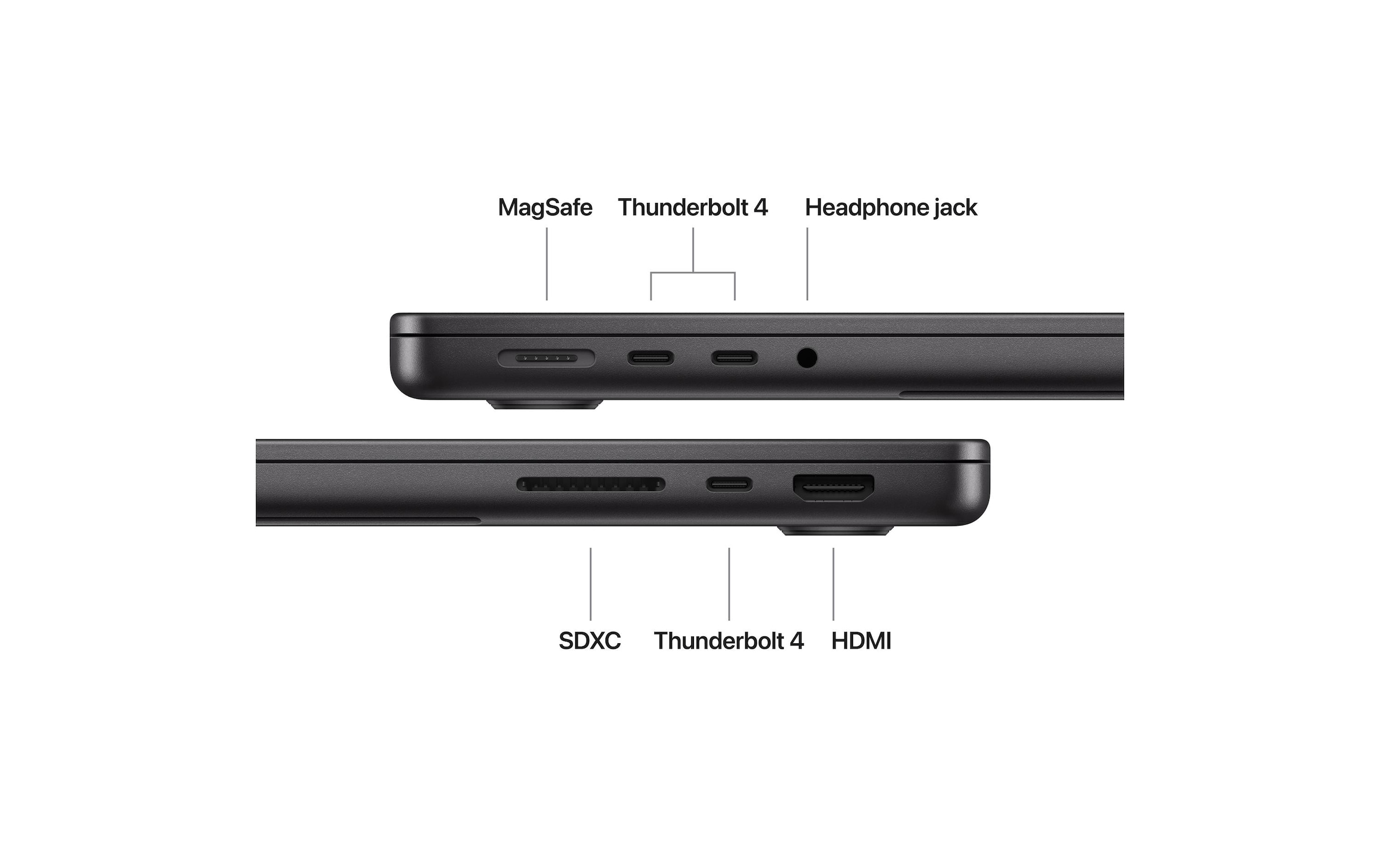Apple Notebook »MacBook Pro 14 M5 2025 10C CPU/10C GPU« / 14,2 ″ Apple M5 1.000 GB SSD