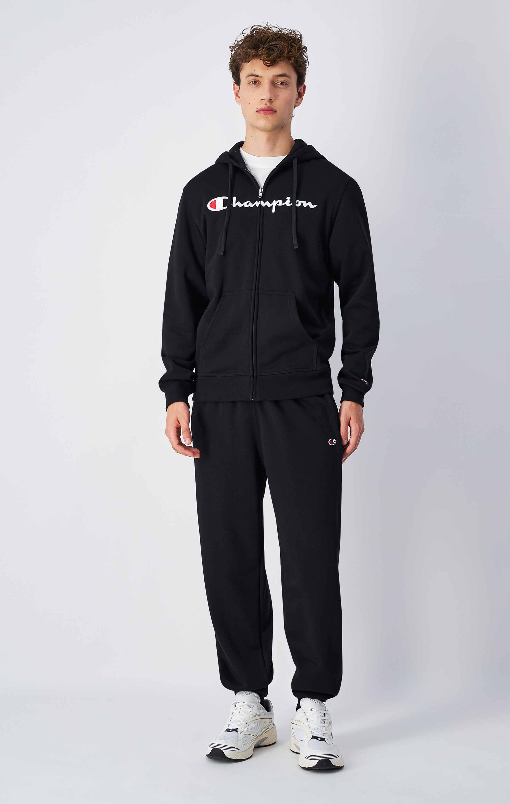 Thumbnail - Champion Jogginghose "Elastic Cuff Pants" sportliches Design, mit Logo-Detail an der Hüfte, mit Tunnelzugbund