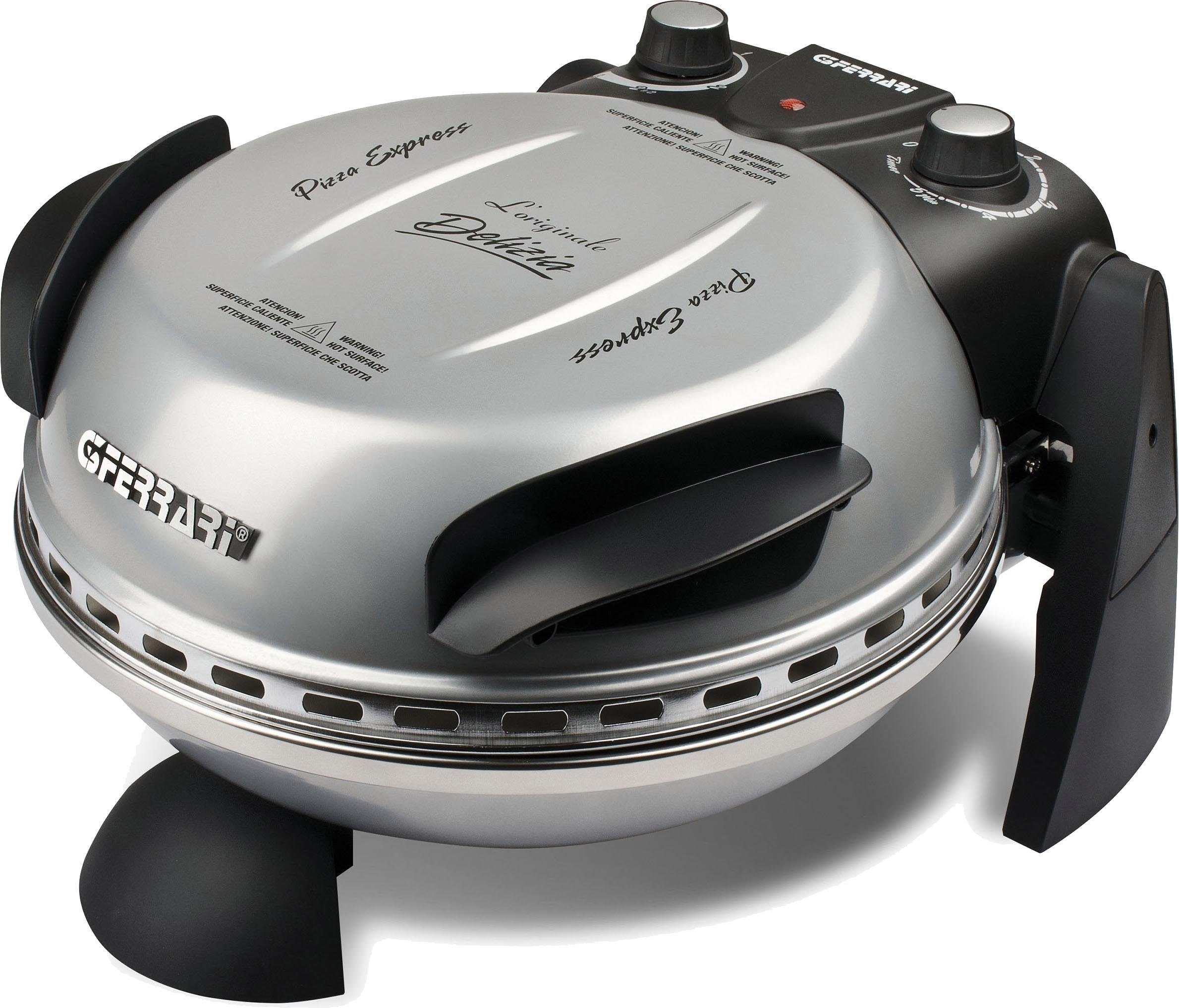 G3Ferrari Pizzaofen "Delizia G1000606 silber inkl. Pizzaschaufel + Rezepthe günstig online kaufen