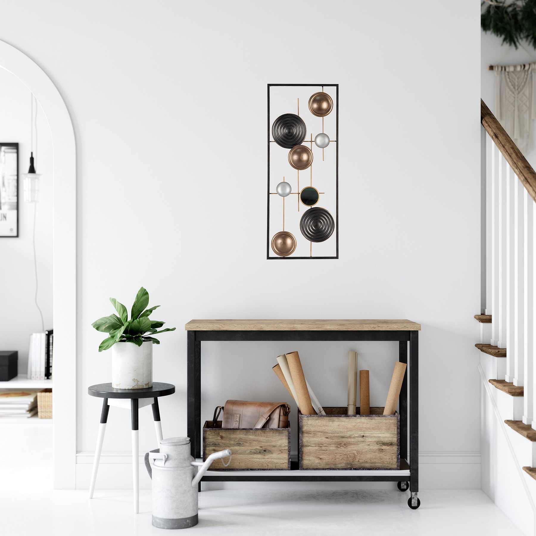 Bönninghoff Metallbild »ABSTRAKT 25x61 cm – Deko modern«