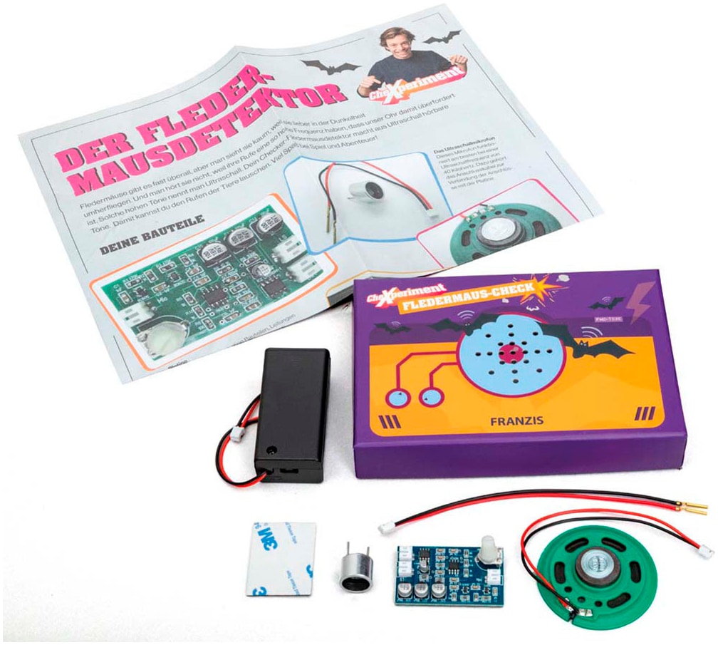 Franzis Experimentierkasten »Franzis: Checker Tobi CheXperiment Fledermaus-Check«