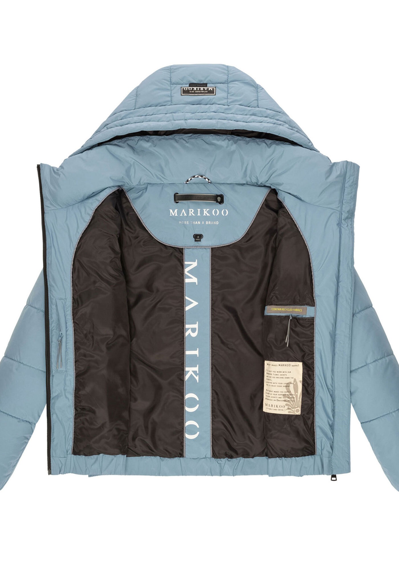 Marikoo Winterjacke »Nayanaa«, mit abnehmbarer Kapuze