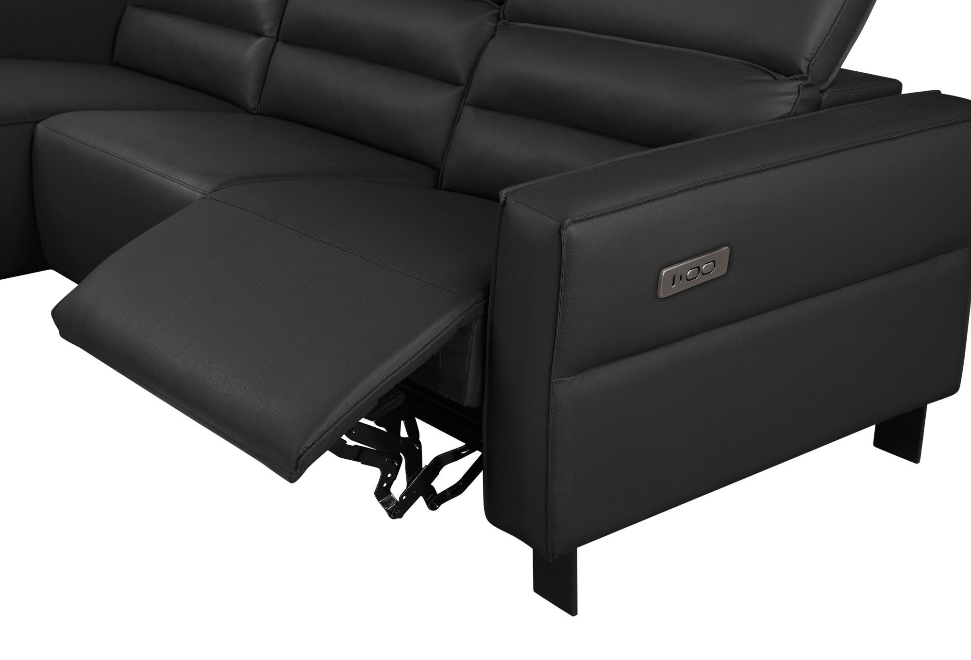 Places of Style Ecksofa »Carpari, L-Form, 263 cm, manuelle o. elektrische Relaxfunktion,«, USB A/C und Kopfteilverstellung