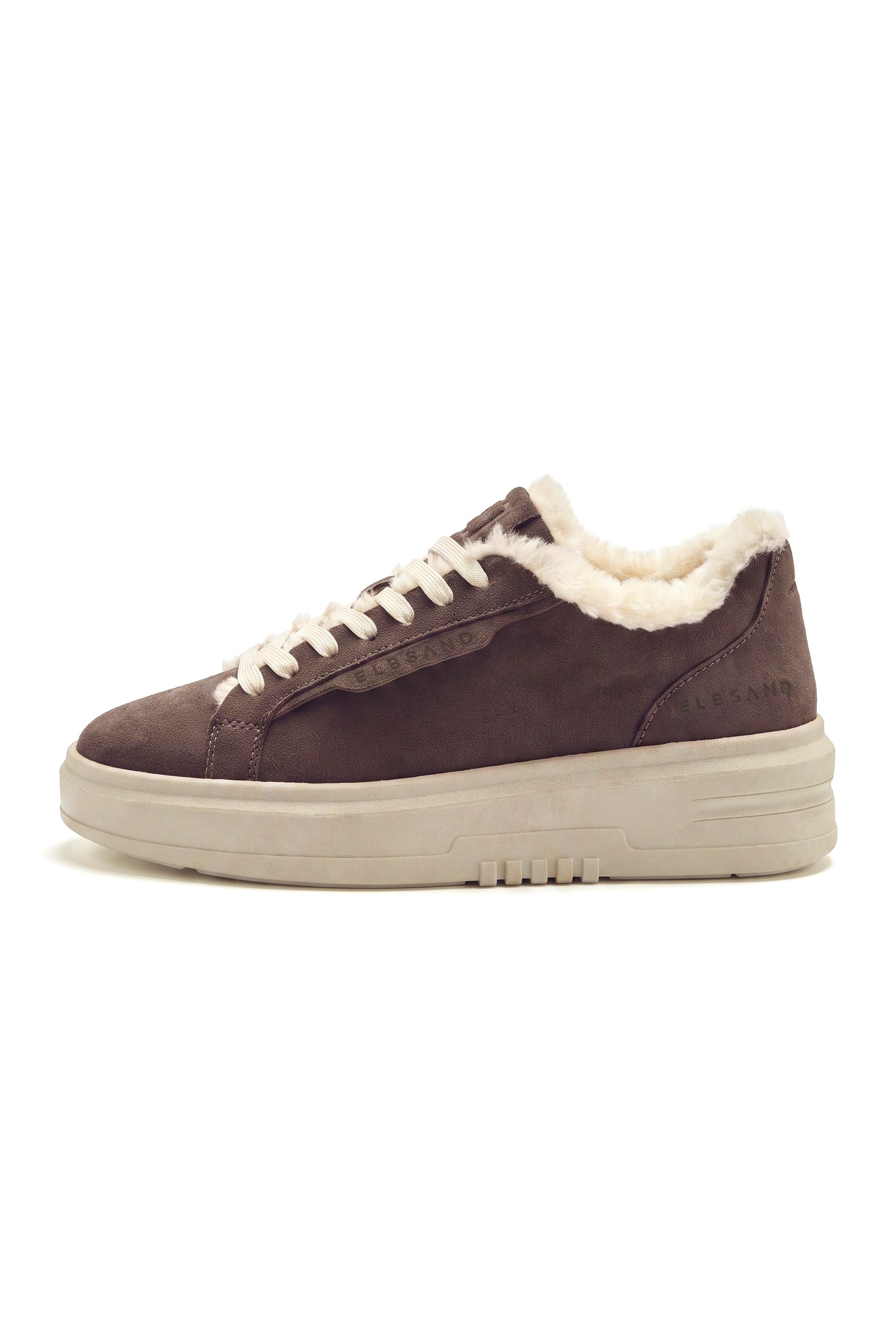 Elbsand Sneaker »Schnürschuh, Turnschuh, Schnürhalbschuh, Freizeitschuh, Ledersneaker«  NEU aus Leder mit kuscheligem Warmfutter und Plateausohle