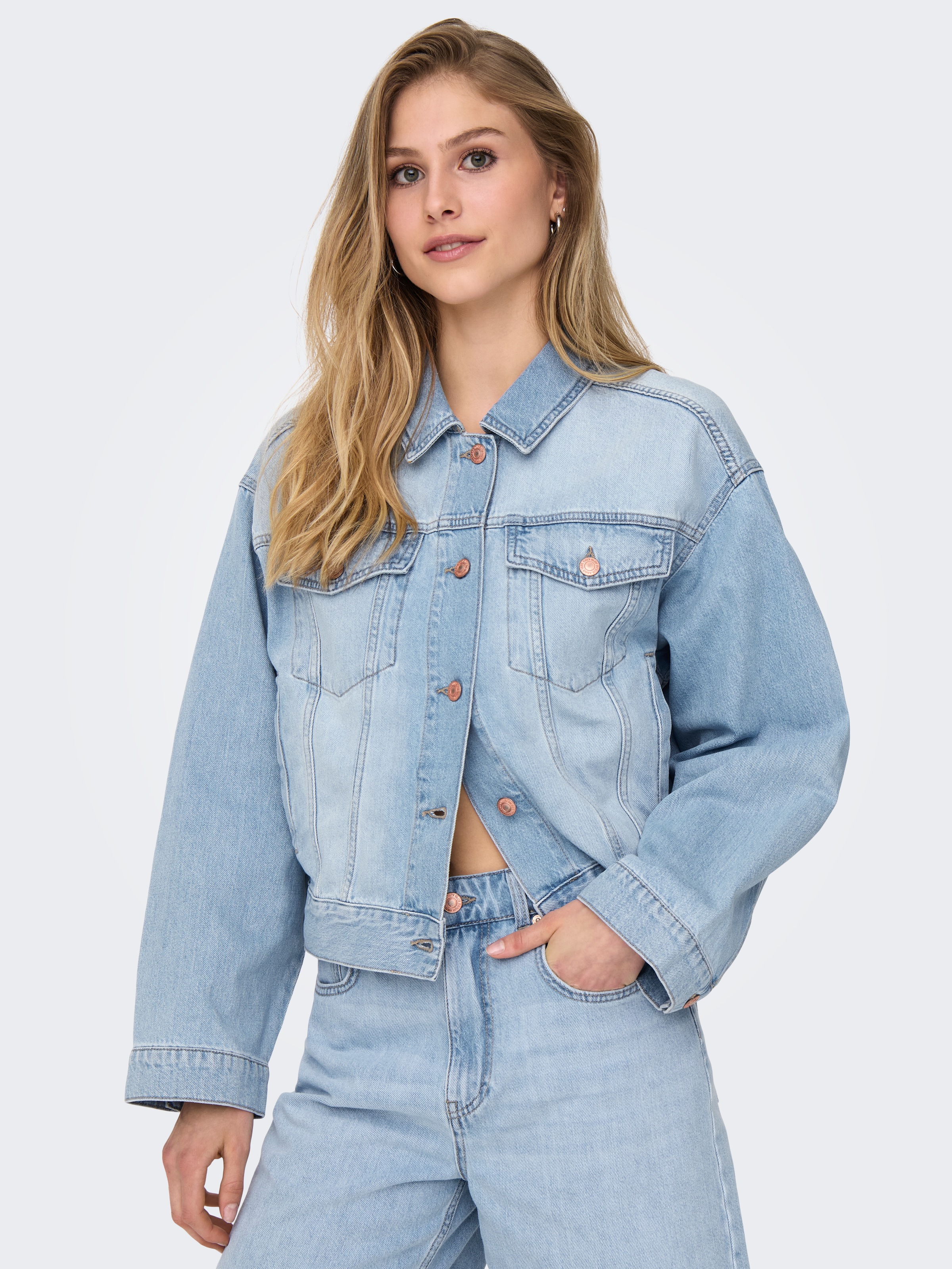 ONLY Jeansjacke "ONLROBYN L/S DNM JACKET PIM OY" günstig online kaufen