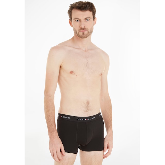 Tommy Hilfiger Underwear Trunk »3P WB TRUNK«, (Packung, 3 St., 3er-Pack), mit  Logo-Elastikbund online bestellen | BAUR