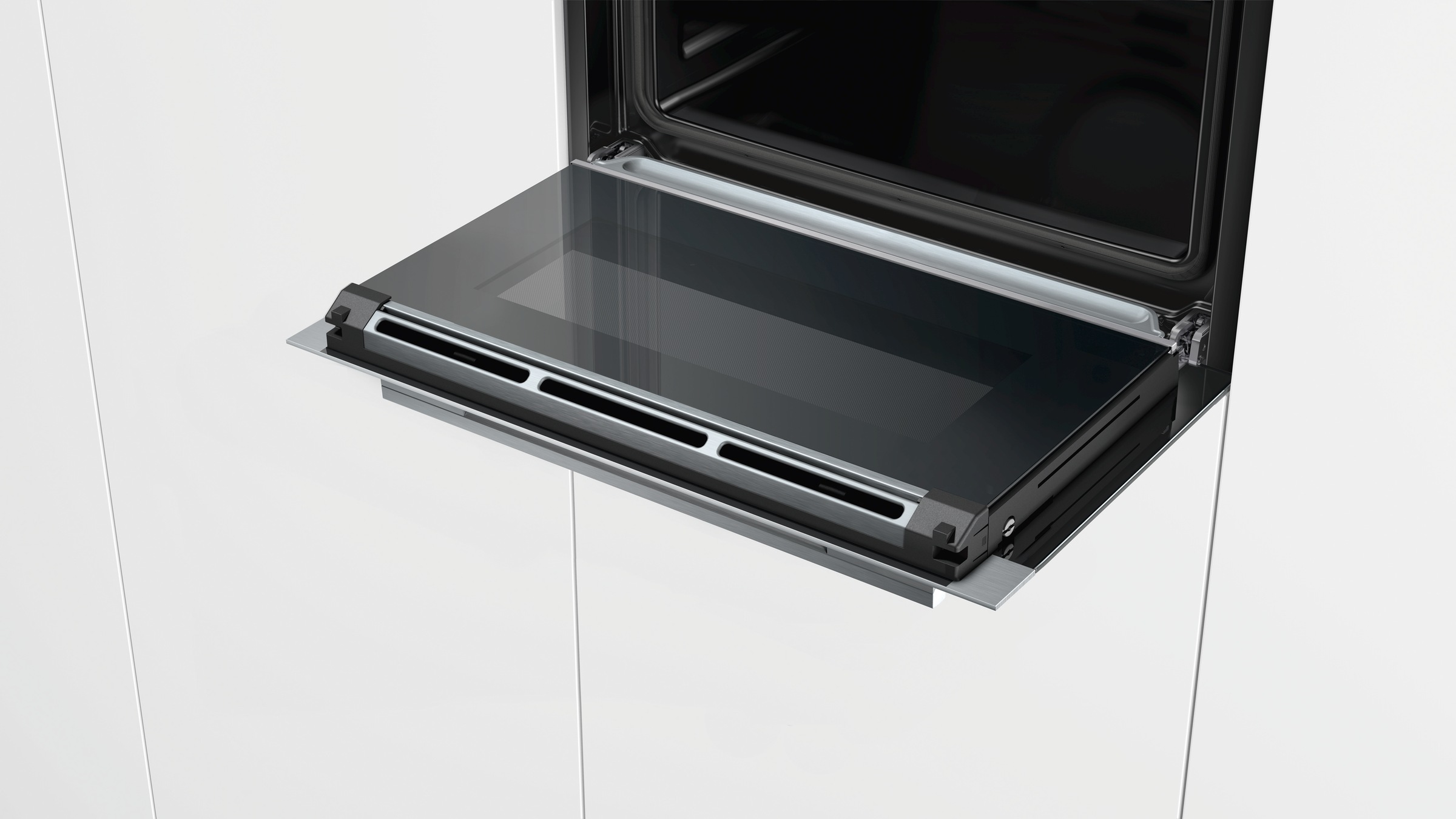 SIEMENS Dampfbackofen iQ700 »CS658GRS7«, mit 1-fach-Teleskopauszug, ecoClean Plus