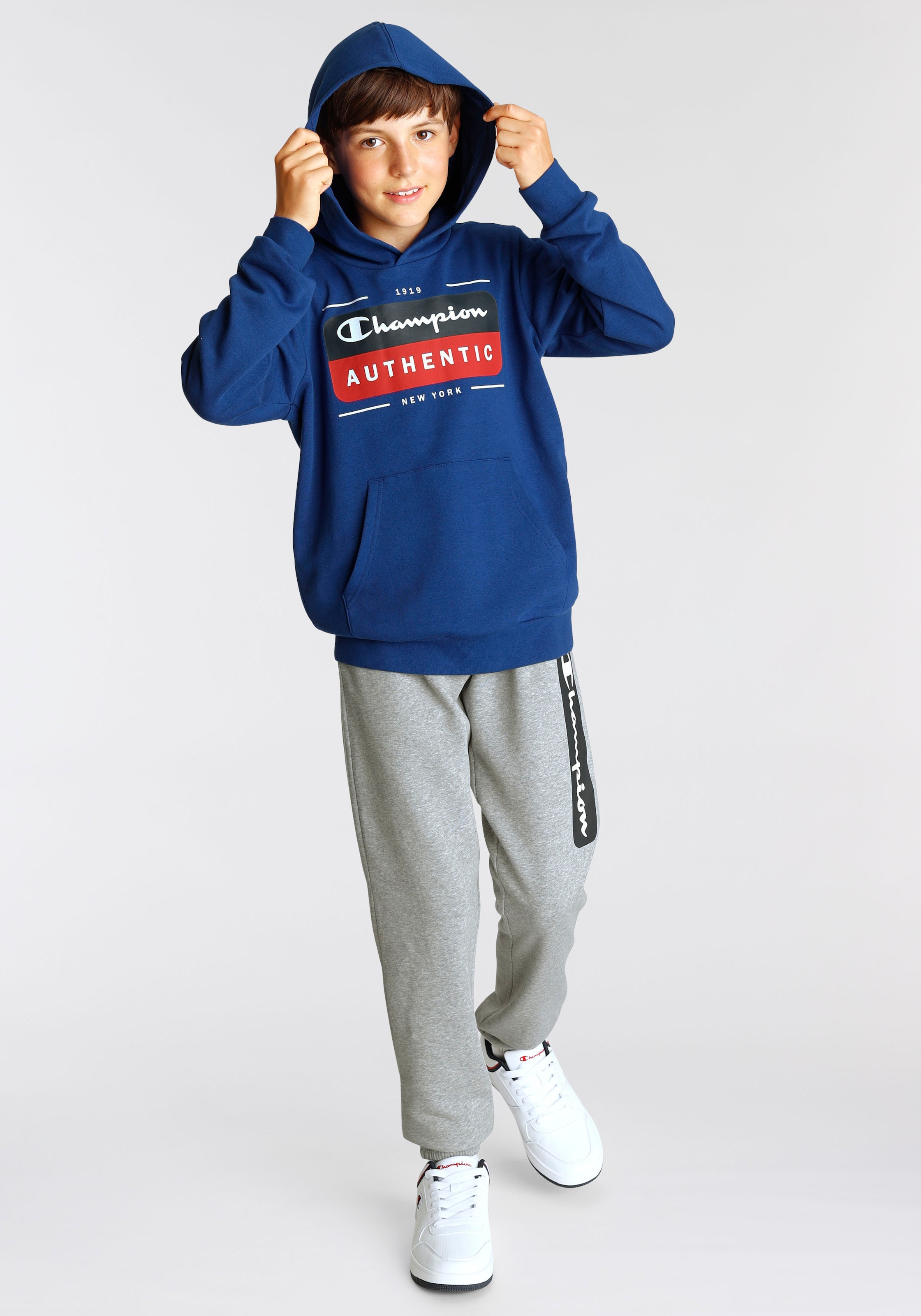 Champion Sweatshirt »Graphic Shop Hooded Sweatshirt - für Kinder« kaufen |  BAUR