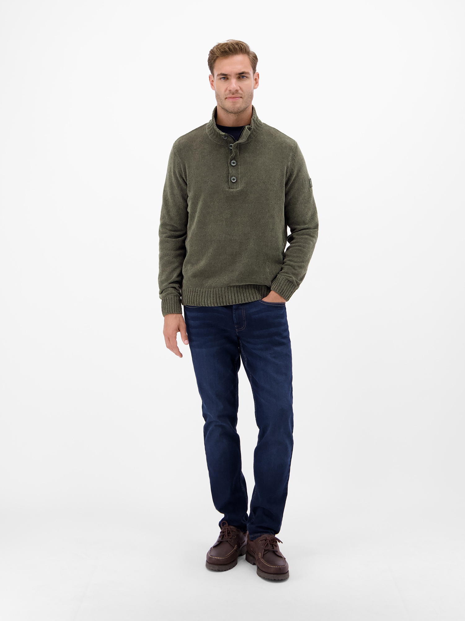 LERROS Strickpullover »Herren Stricktroyer, weich wie Samt«