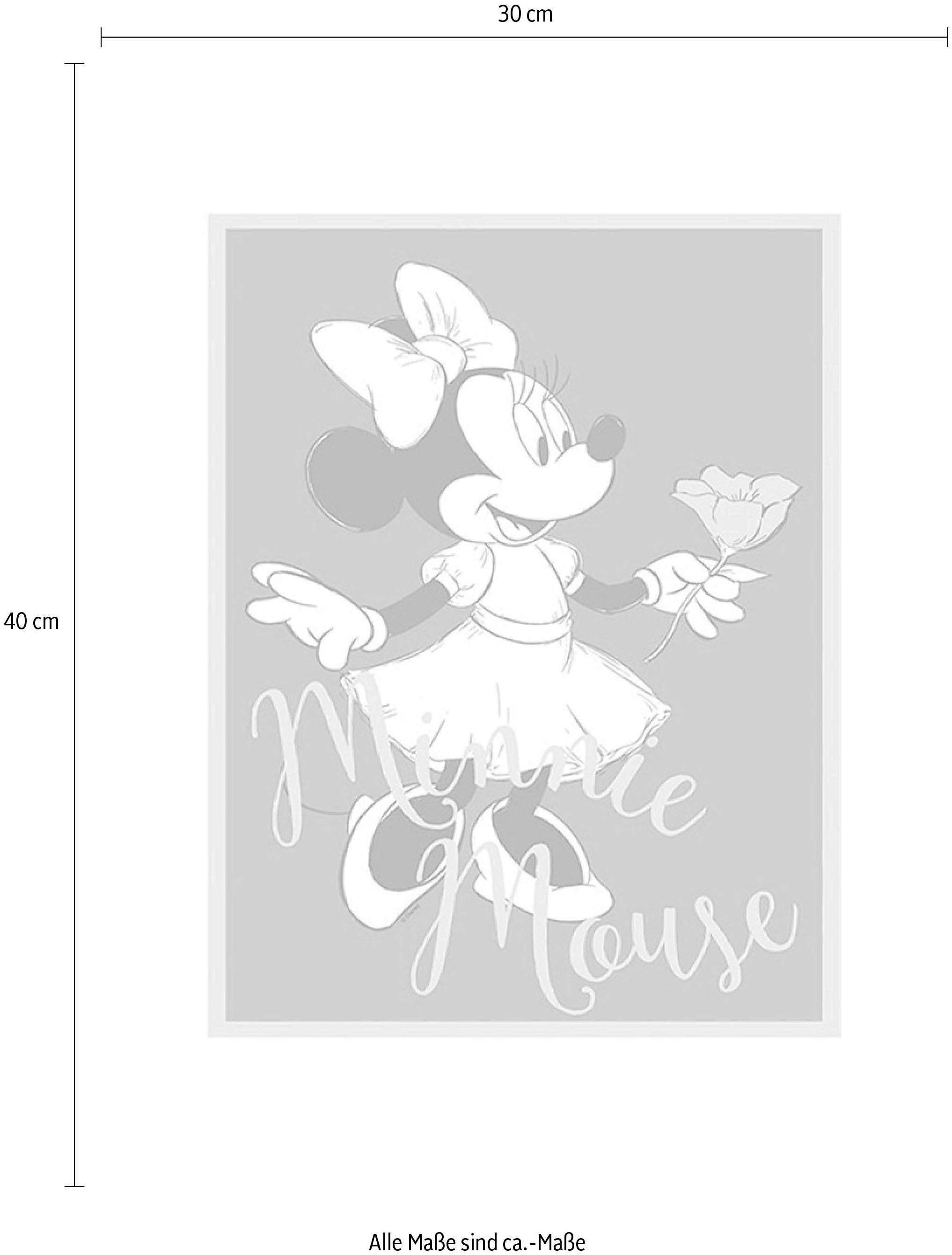 Poster Girlie«, Schlafzimmer, BAUR (1 Mouse Komar Kinderzimmer, | Disney, »Minnie Wohnzimmer St.),