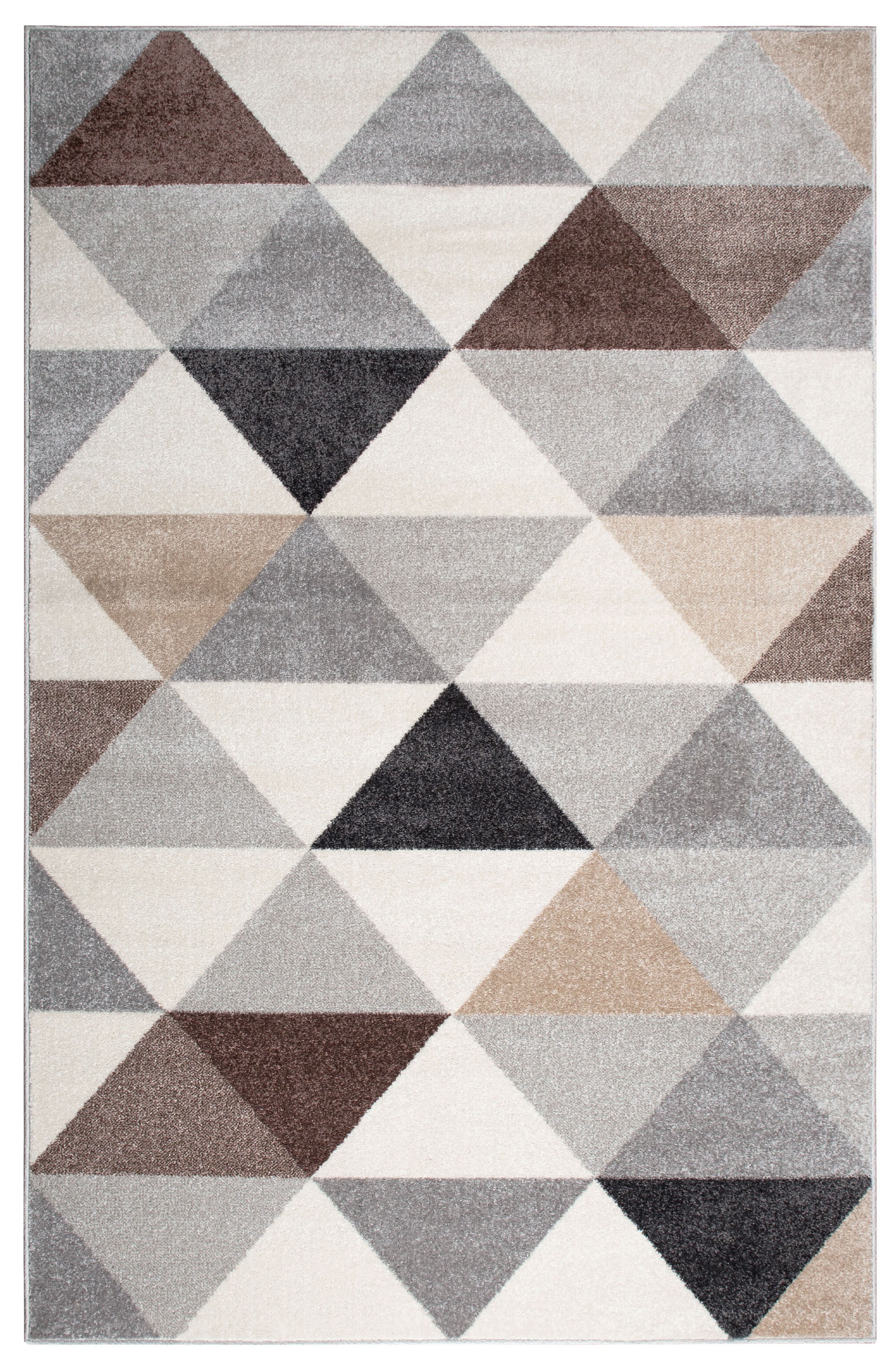 my home Teppich »Berlad Geo«, rechteckig, 9 mm Höhe, mit besonders weichem Flor, Kurzflor, modernes geometrisches Design