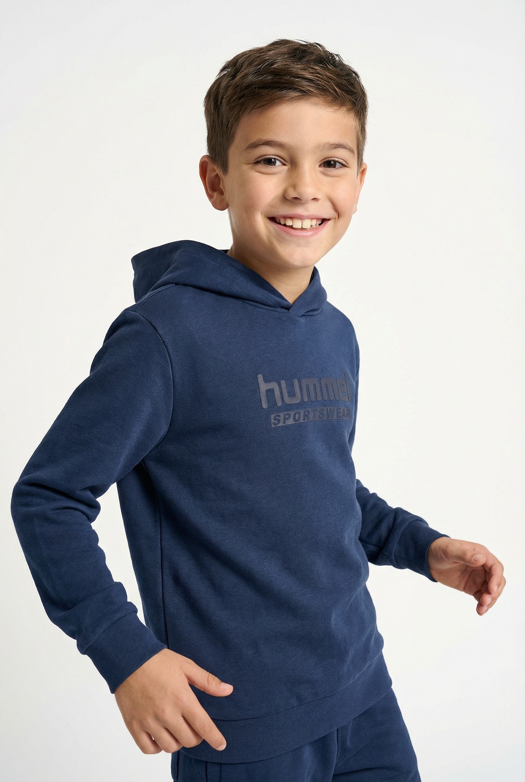 hummel Kapuzensweatshirt, mit Rundhalsausschnitt
