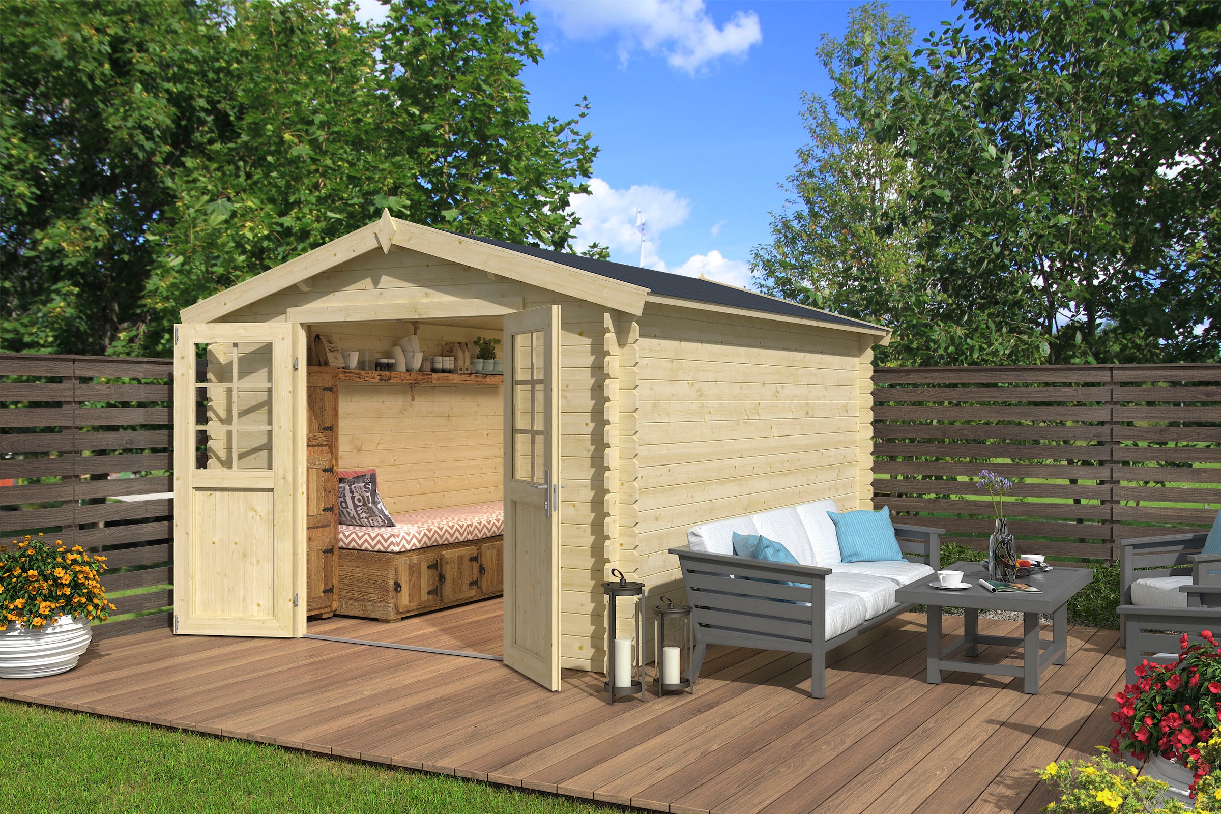 LASITA MAJA Gartenhaus "NORAH 380" günstig online kaufen