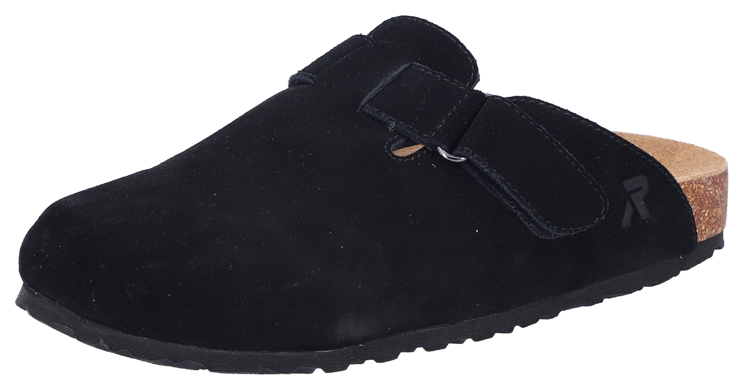 Rieker Clog Pantolette, Hausschuh, Sommerschuh mit Klettriemchen